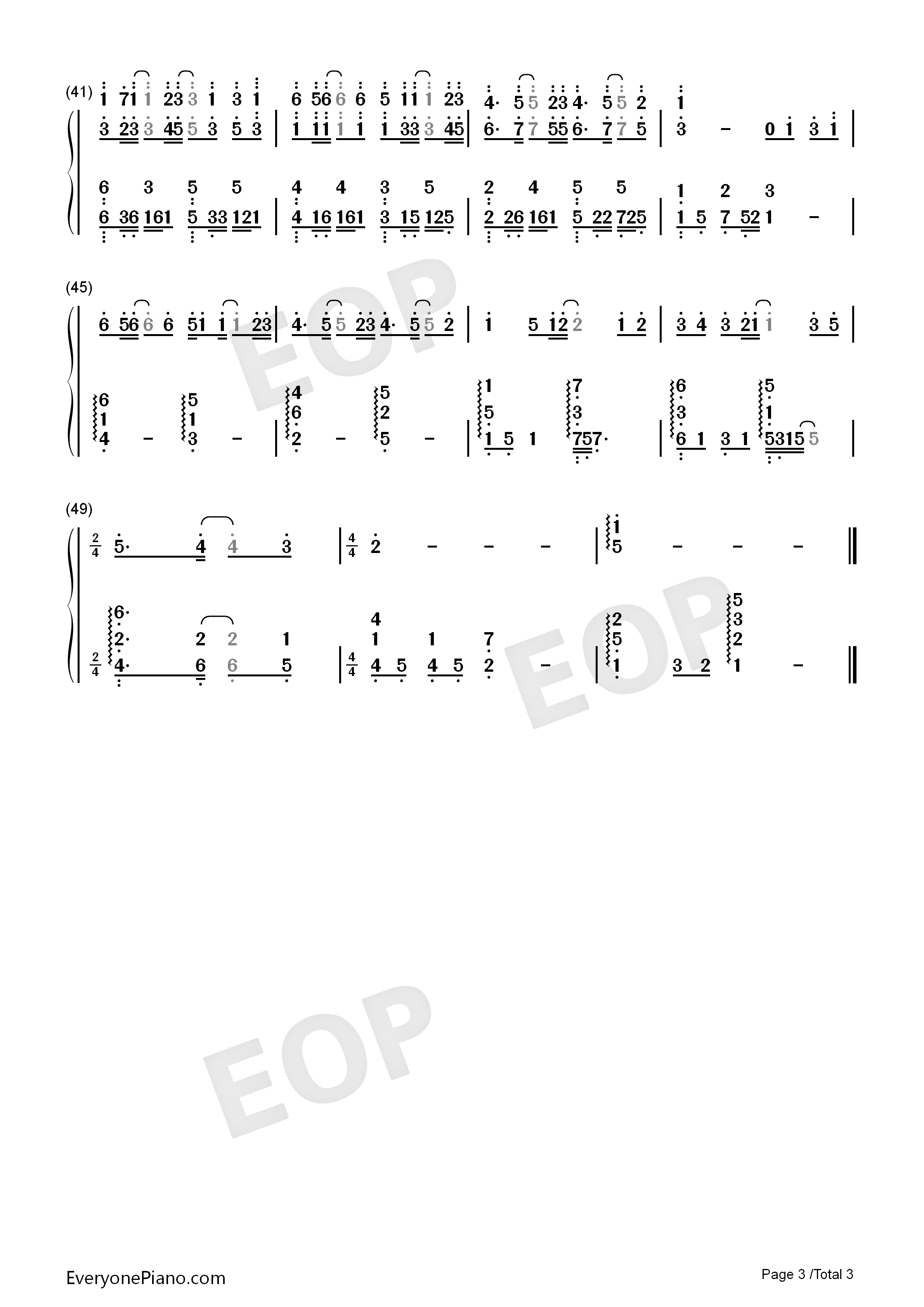 烟火钢琴简谱_光良演唱