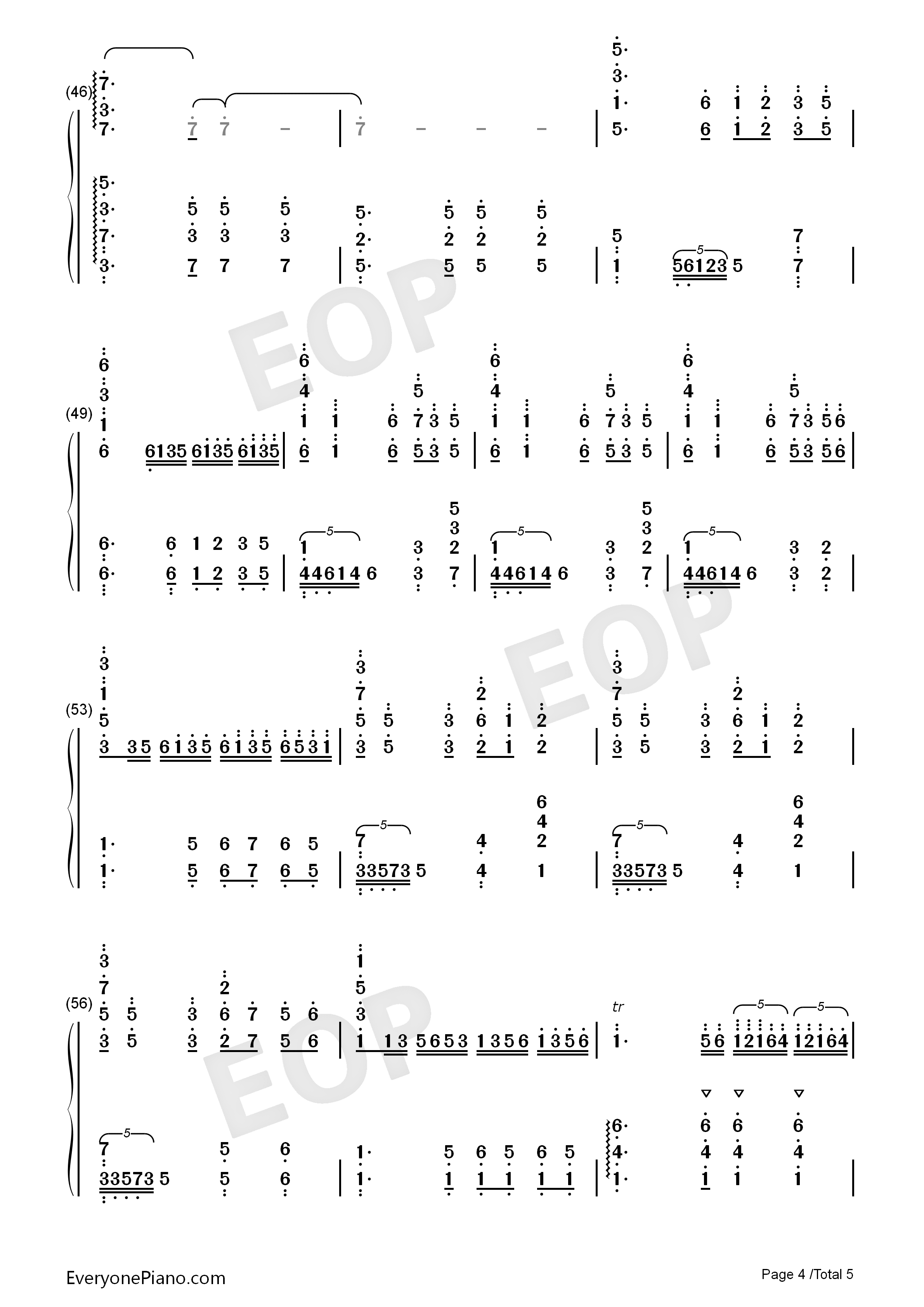 彩云追月钢琴简谱_王建中演唱