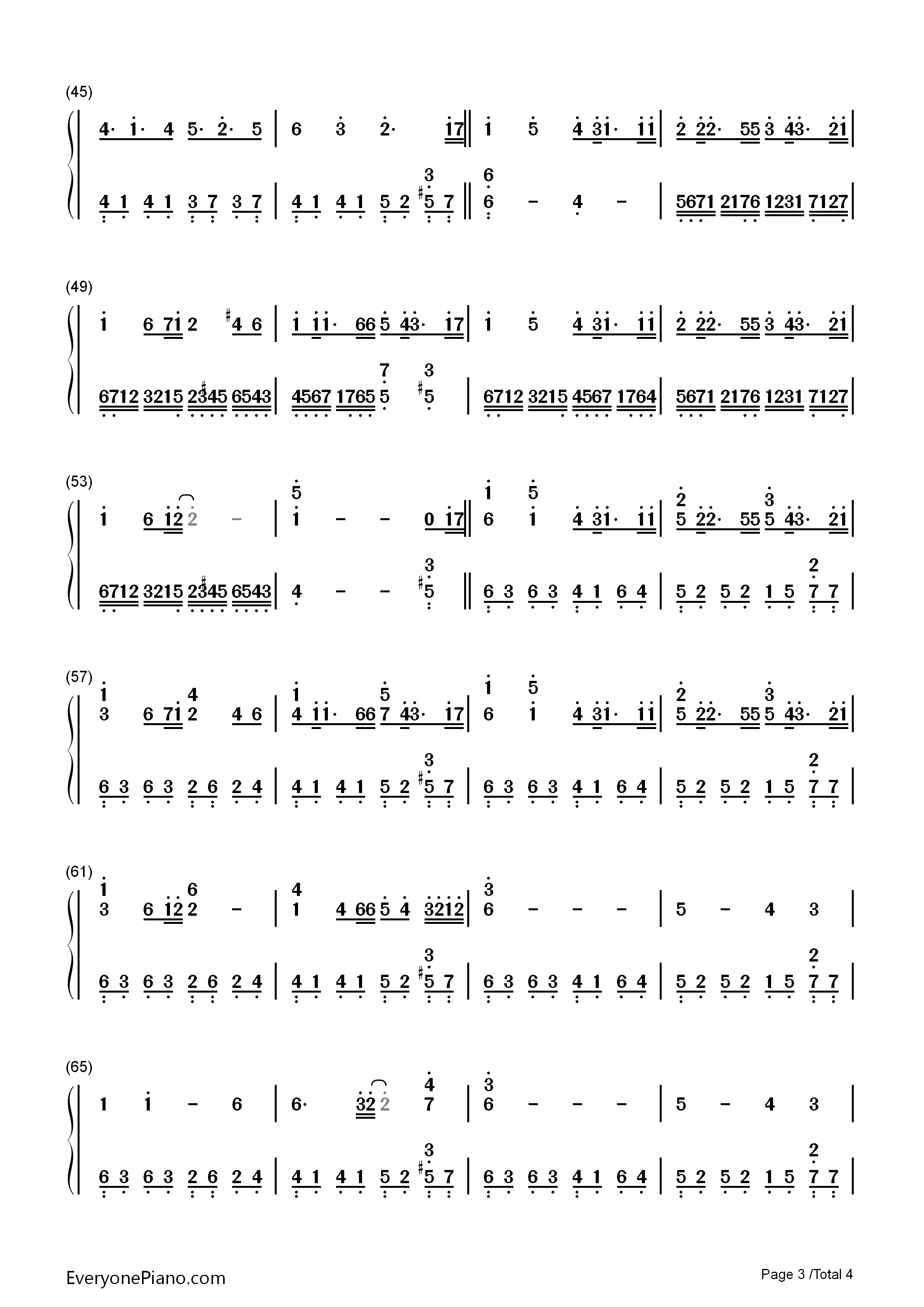 赤い涙钢琴简谱_川田麻美演唱