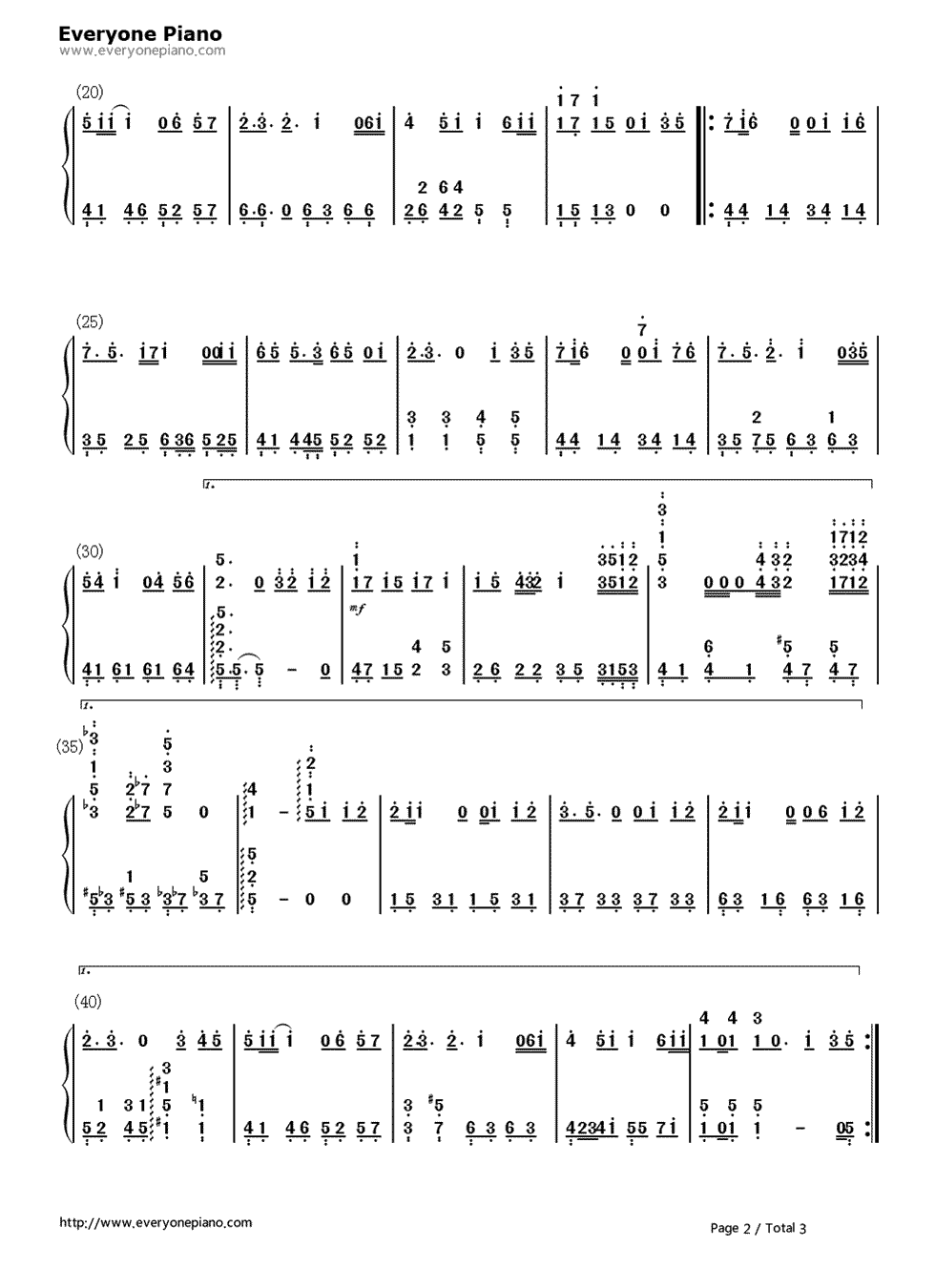 手心的太阳钢琴简谱_张韶涵演唱