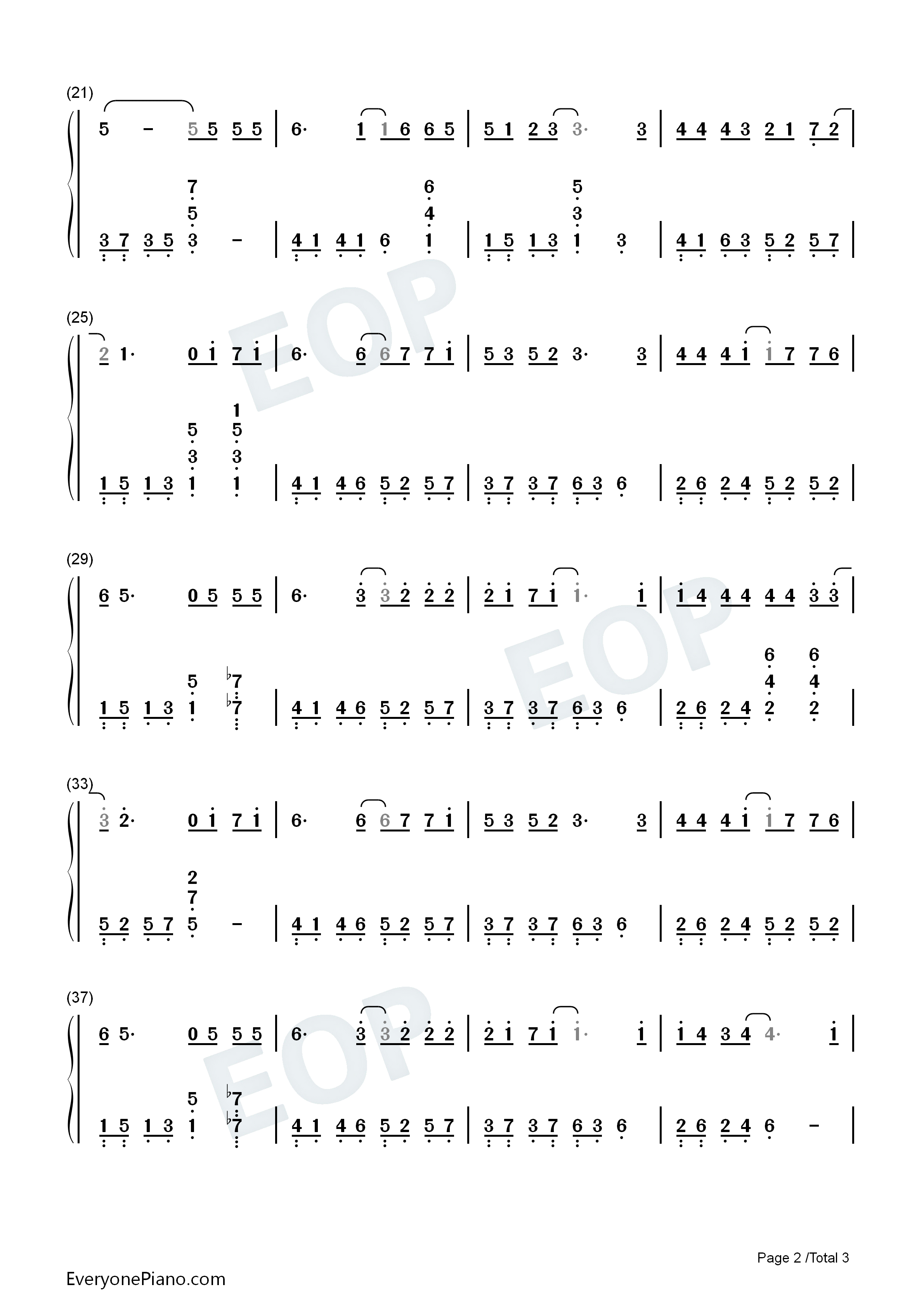 认错钢琴简谱_许嵩演唱