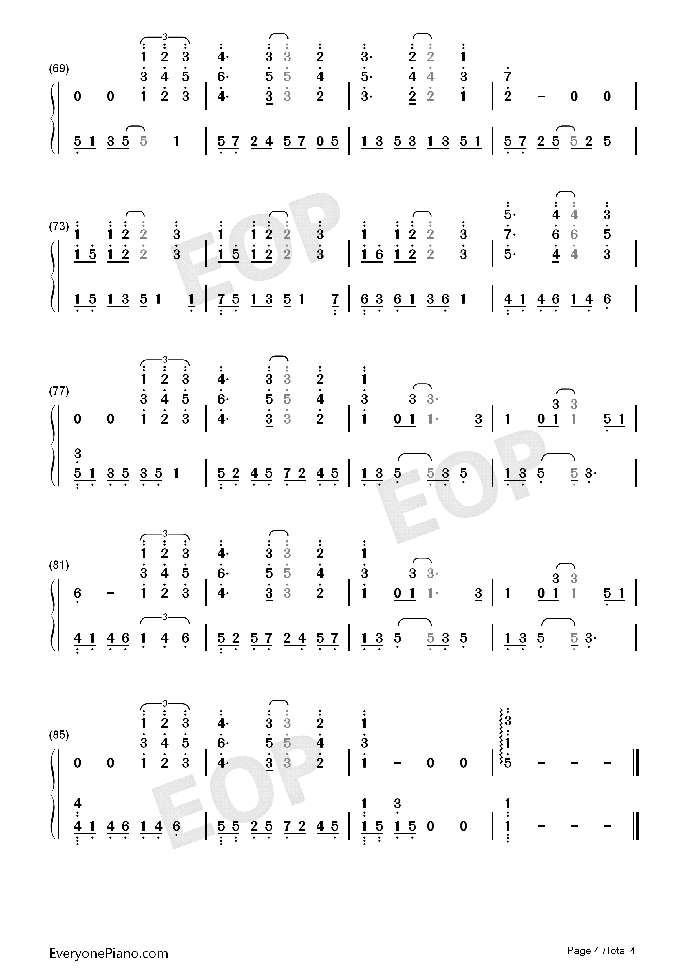 Through_the_Arbor钢琴简谱_Kevin_Kern__凯文科恩演唱