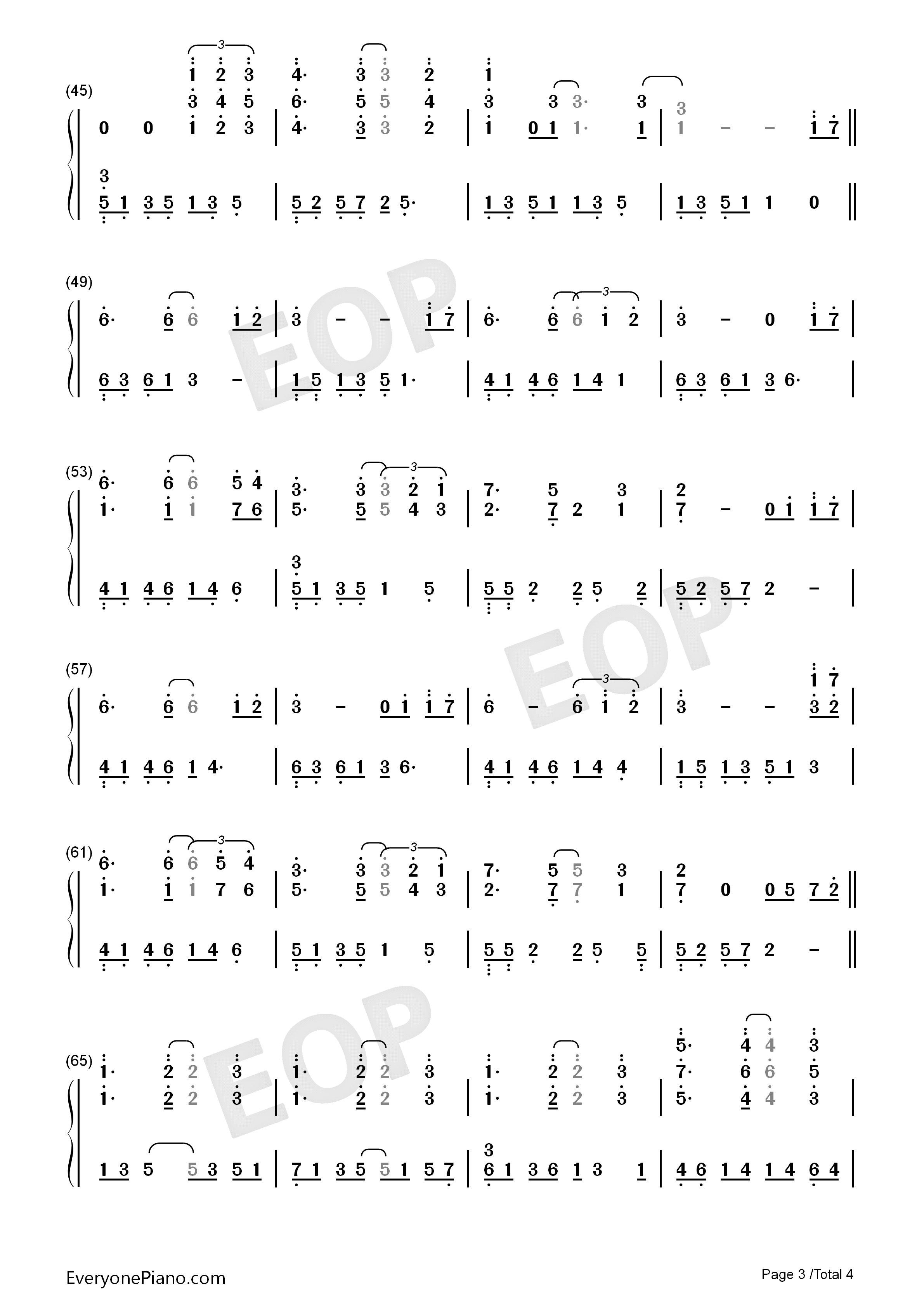 Through_the_Arbor钢琴简谱_Kevin_Kern__凯文科恩演唱