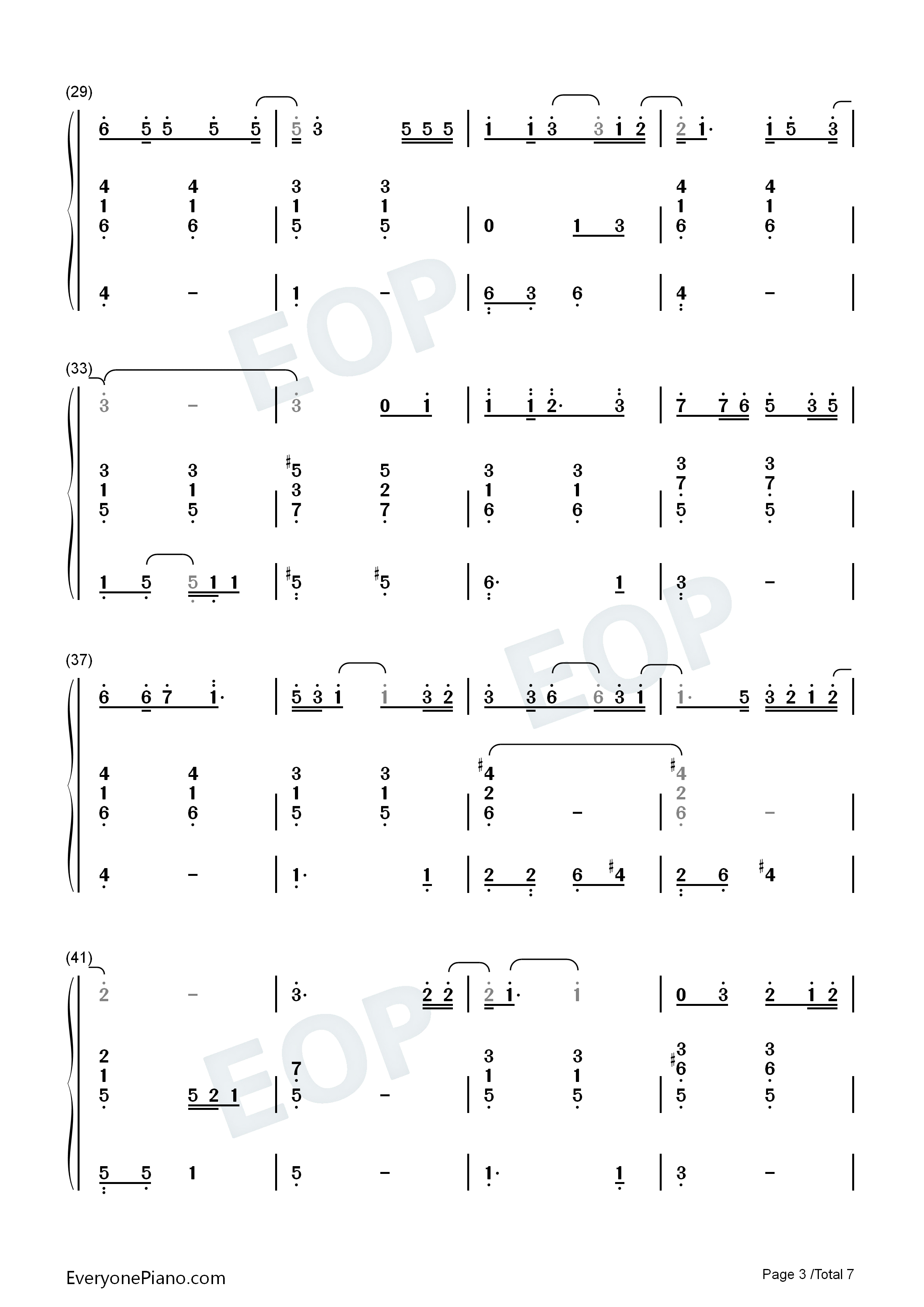 Desperado钢琴简谱_老鹰乐队演唱