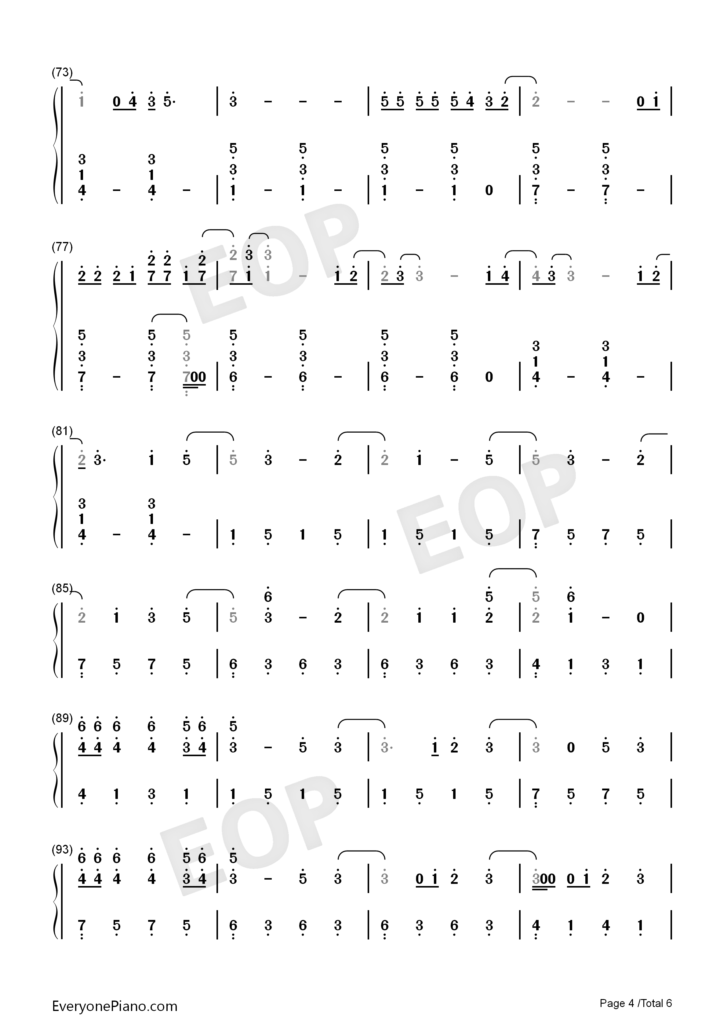 Waiting_Outside_The_Lines钢琴简谱_Greyson_Chance__格雷森·蔡斯演唱