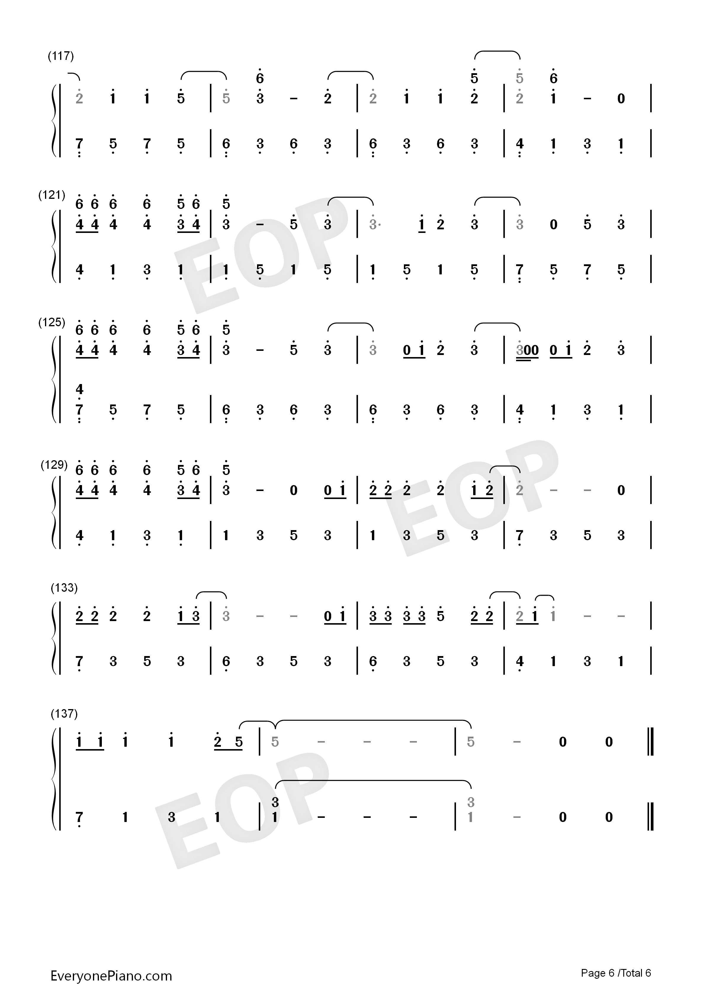 Waiting_Outside_The_Lines钢琴简谱_Greyson_Chance__格雷森·蔡斯演唱