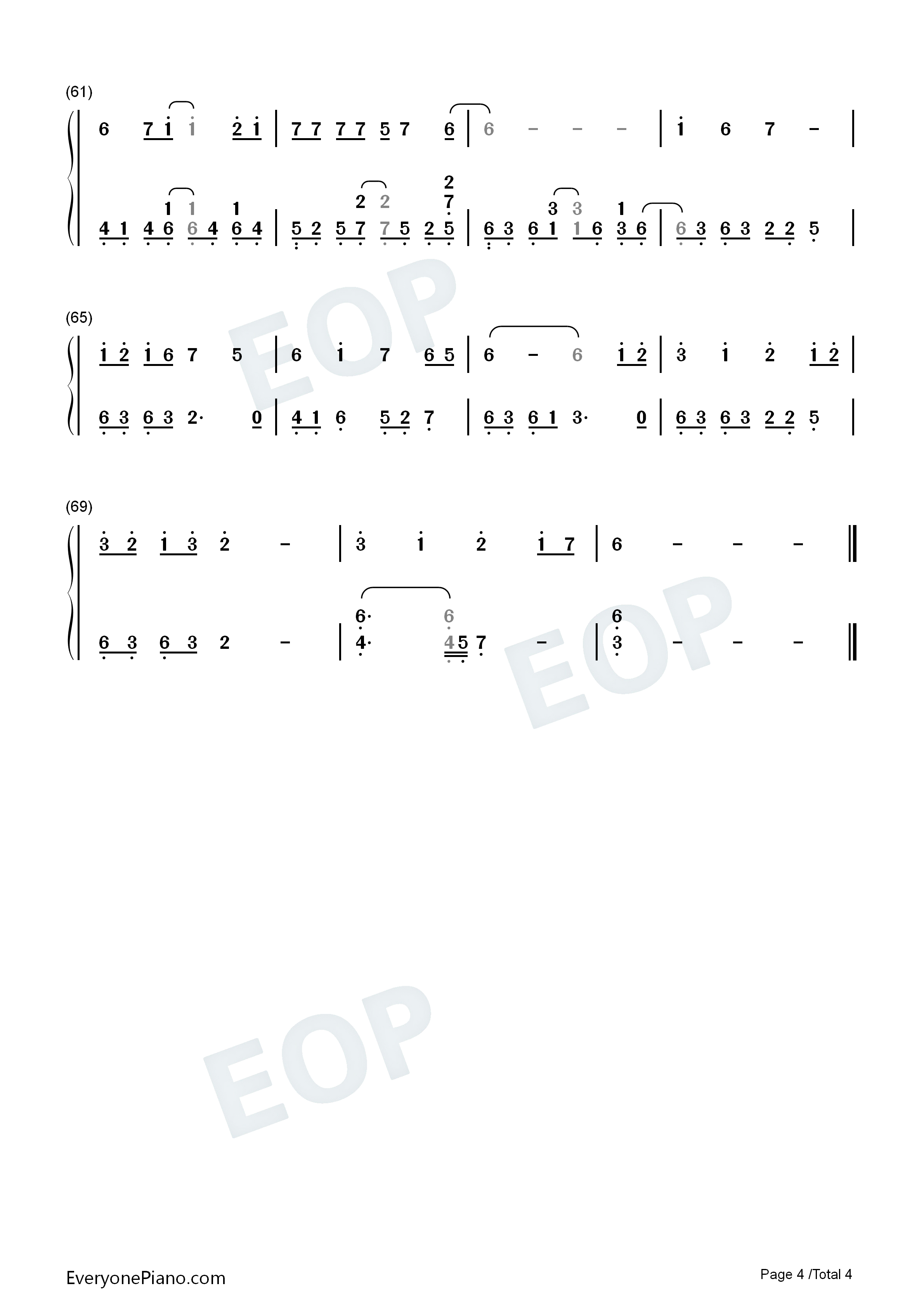 一千零一夜钢琴简谱_邰正宵演唱