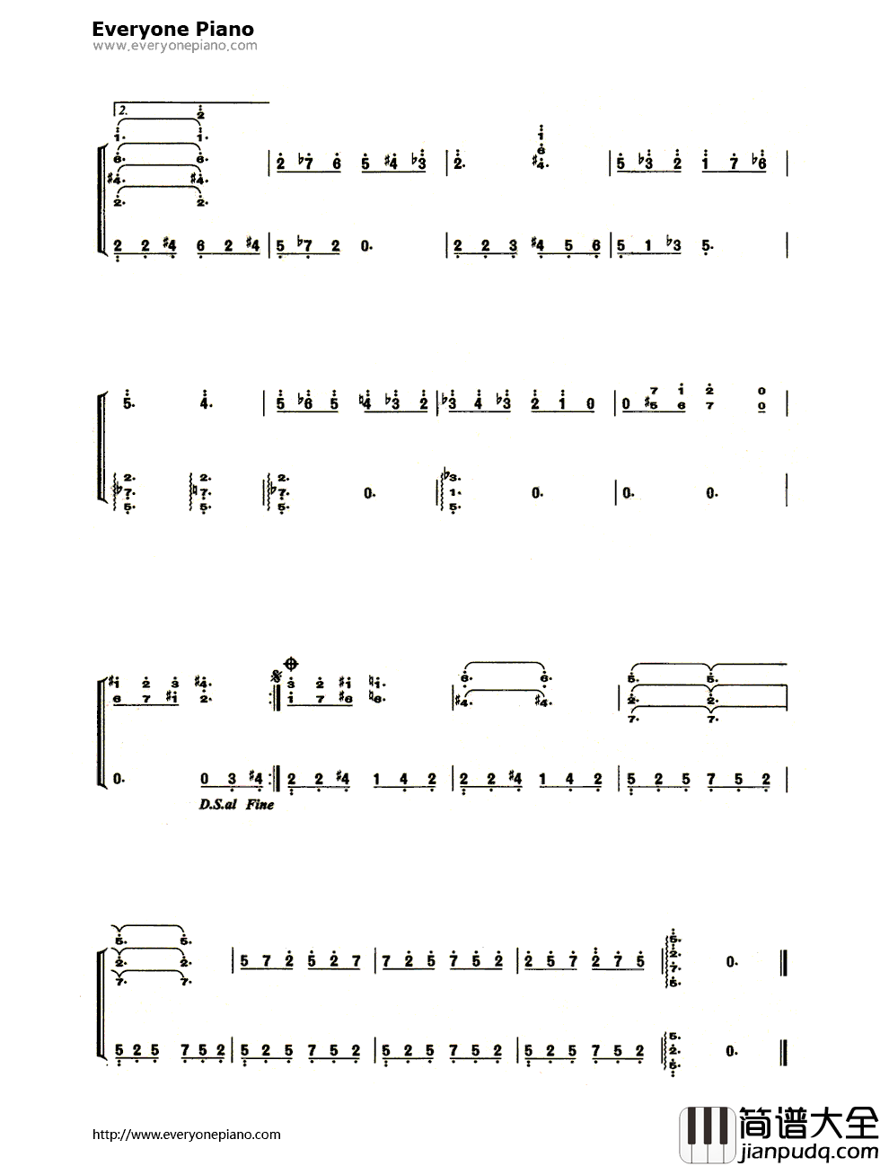 拉娜之歌_Lara's_Theme钢琴简谱_莫里斯·贾尔_Maurice_Jarre演唱