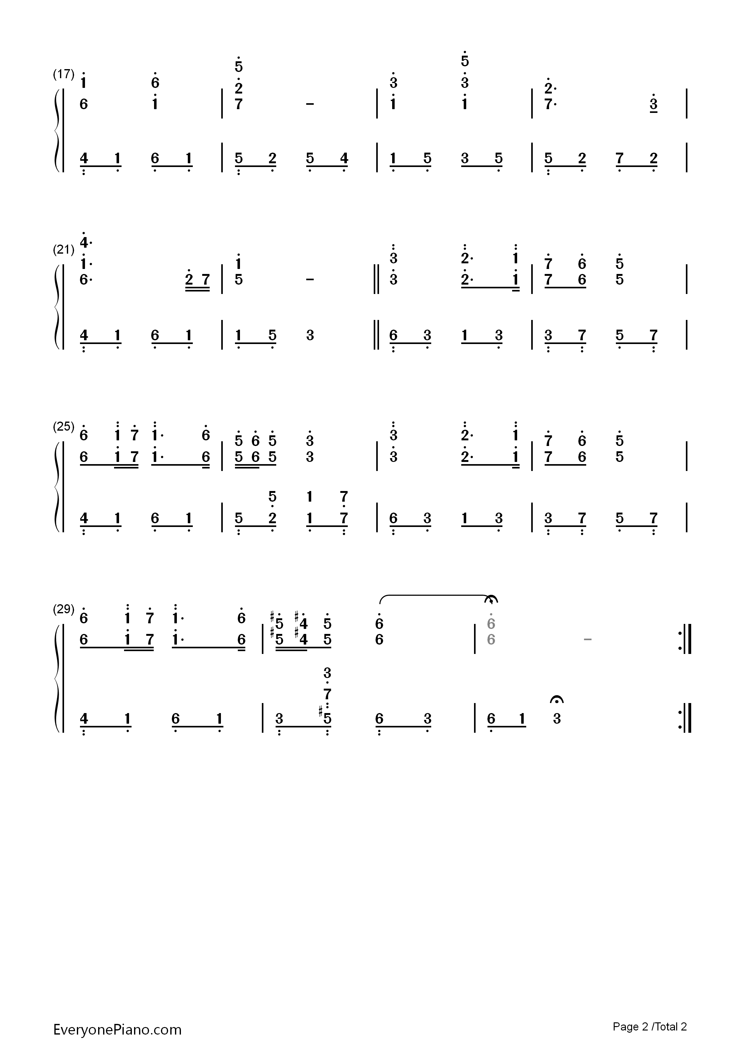 蓝色的爱（LOVE_IS_BLUE）钢琴简谱_理查德·克莱德曼演唱