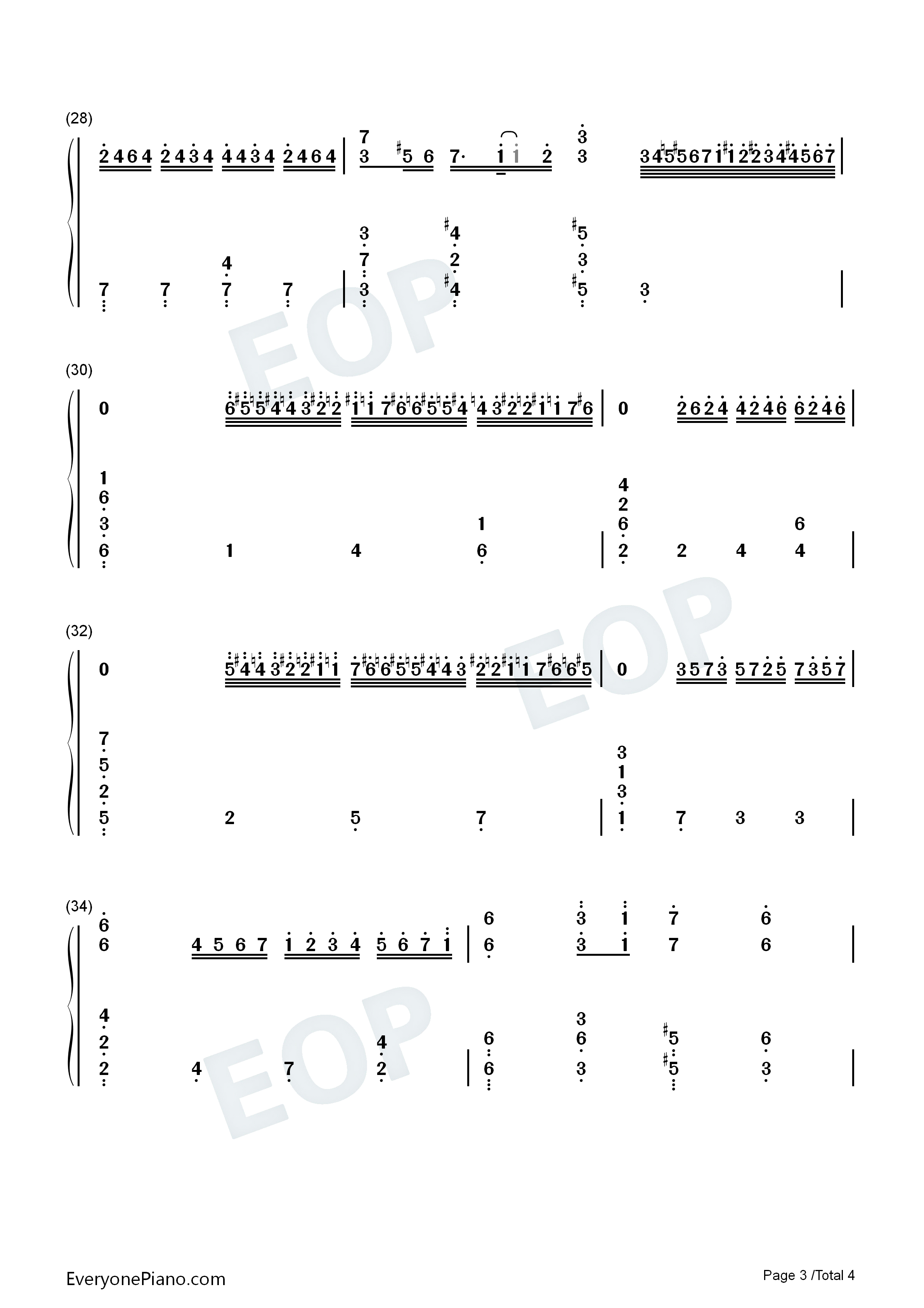 无虞钢琴简谱_李紫婷_井胧演唱