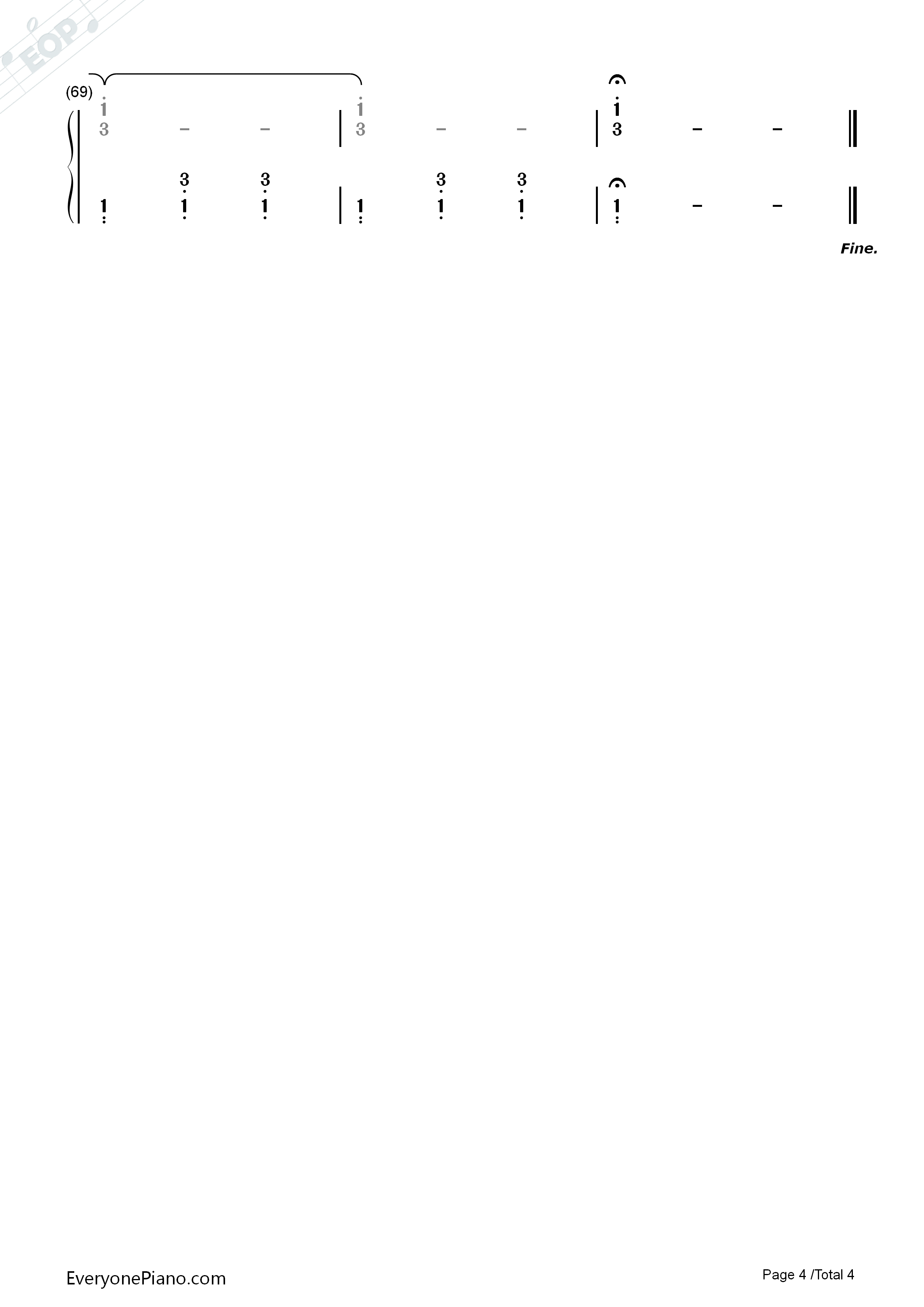 春天华尔兹钢琴简谱_未知演唱