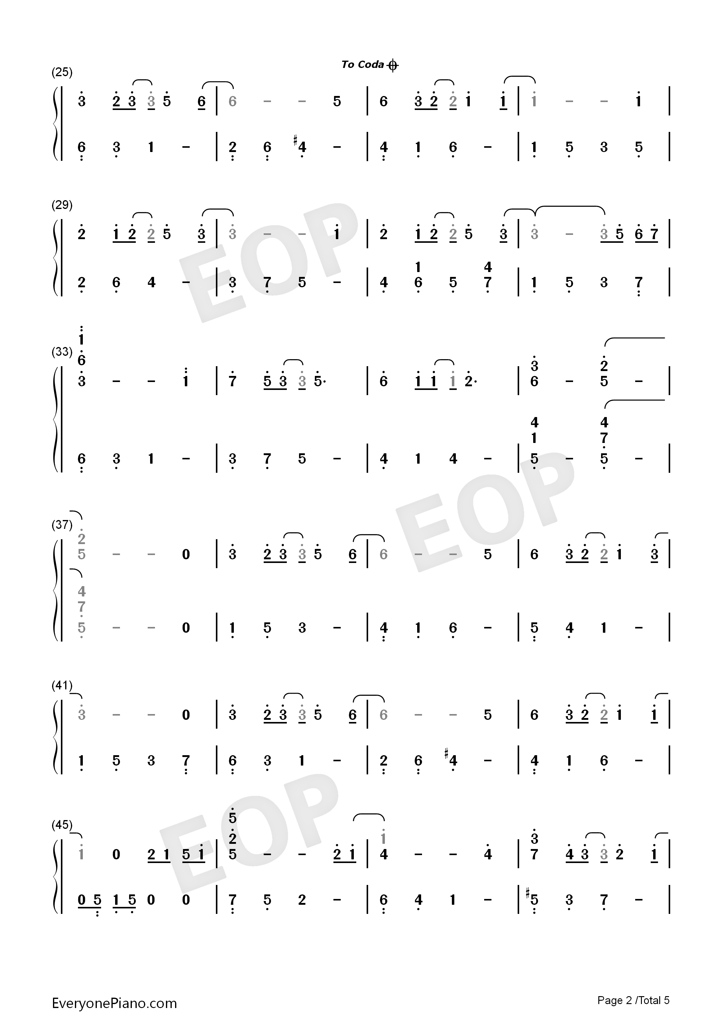 回忆钢琴简谱_西村由纪江演唱