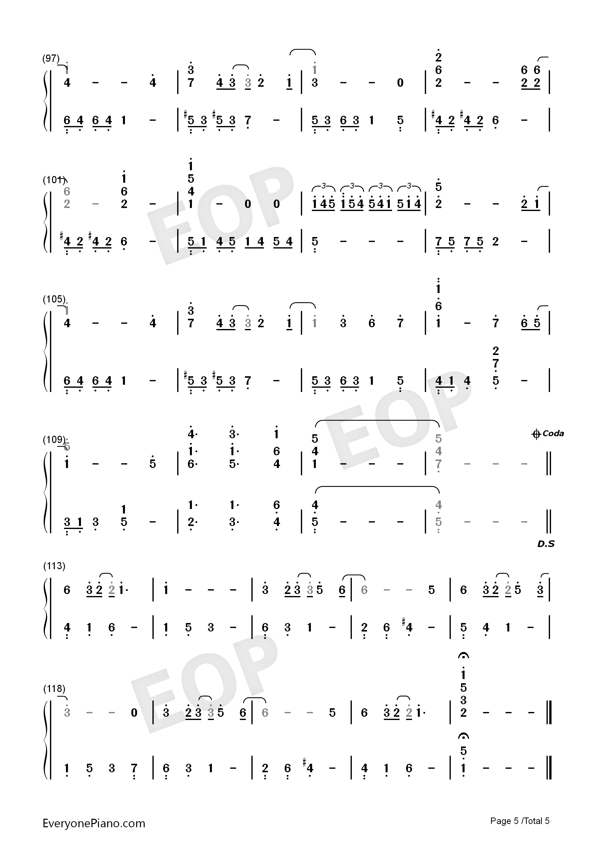 回忆钢琴简谱_西村由纪江演唱