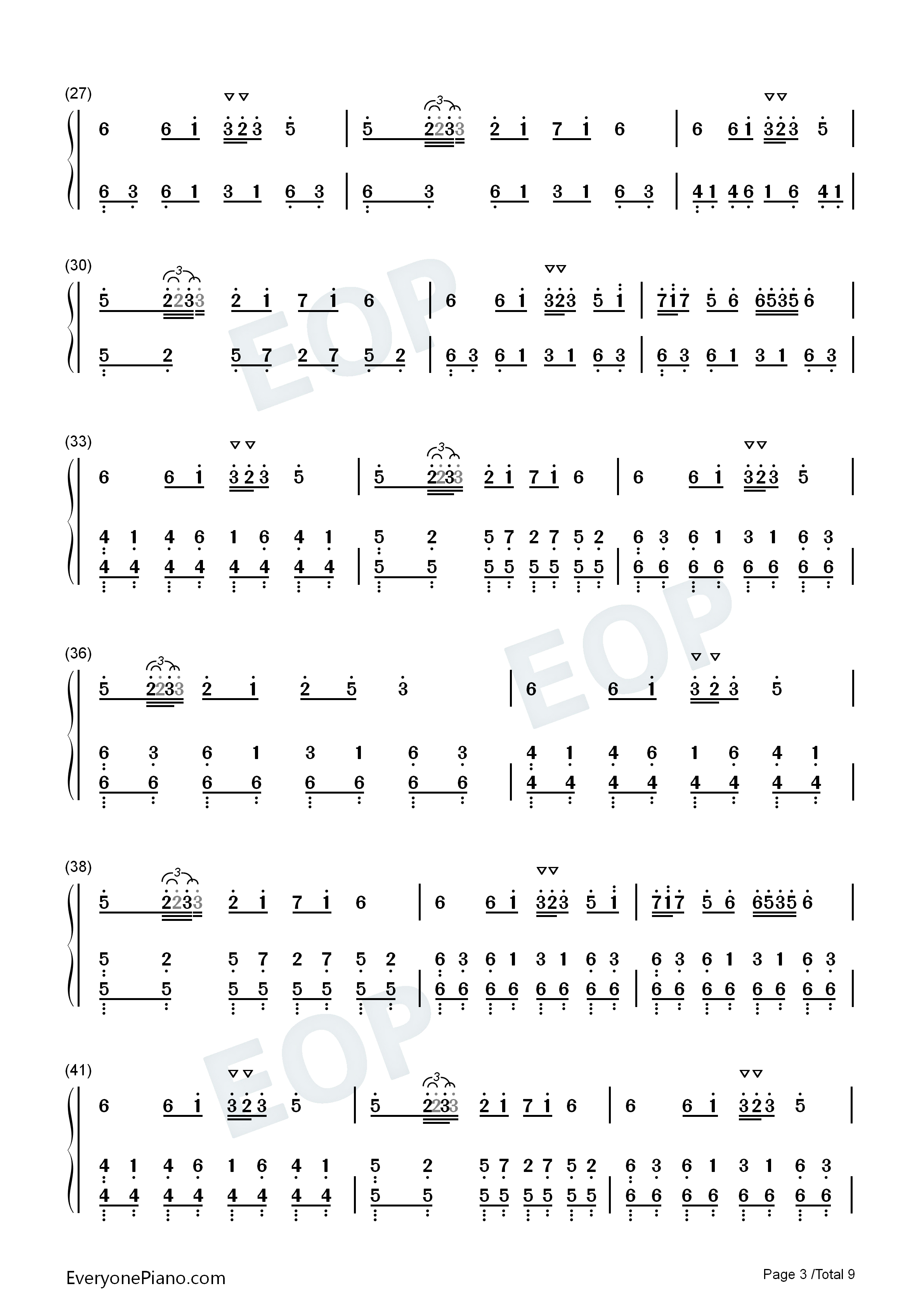 Last_Dance钢琴简谱_Xomu演唱