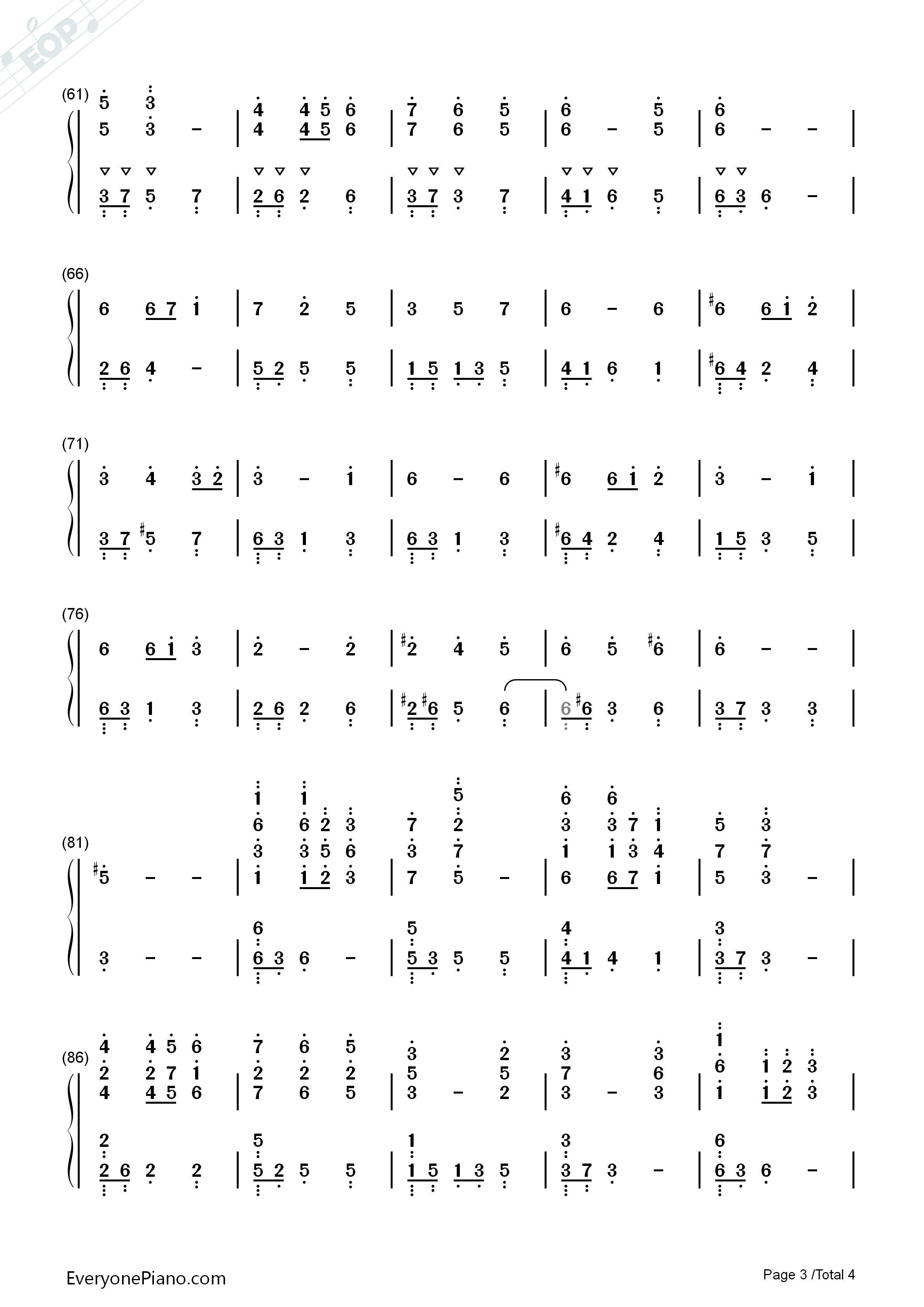 Town_of_Windmill钢琴简谱_a_hisa演唱