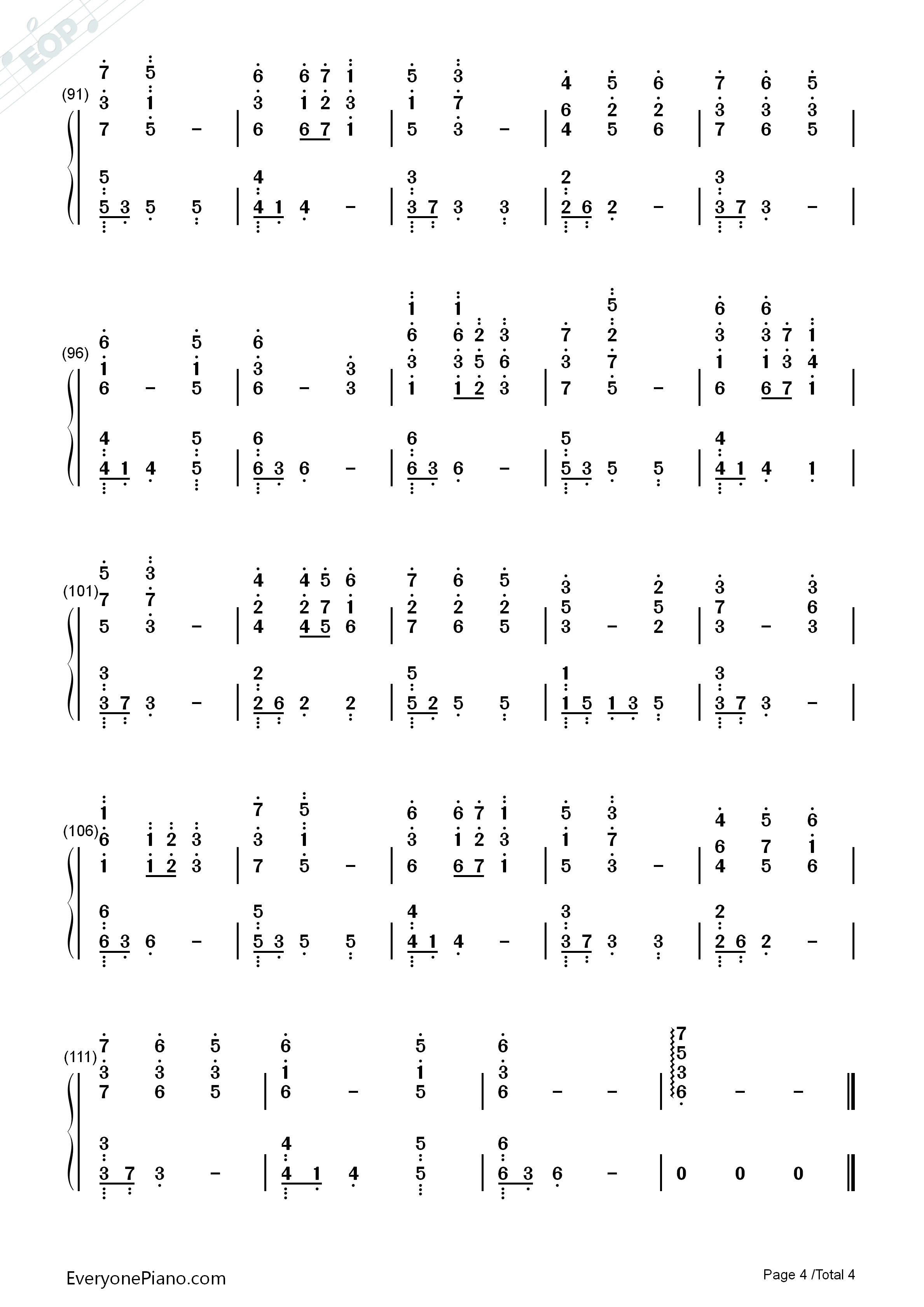 Town_of_Windmill钢琴简谱_a_hisa演唱