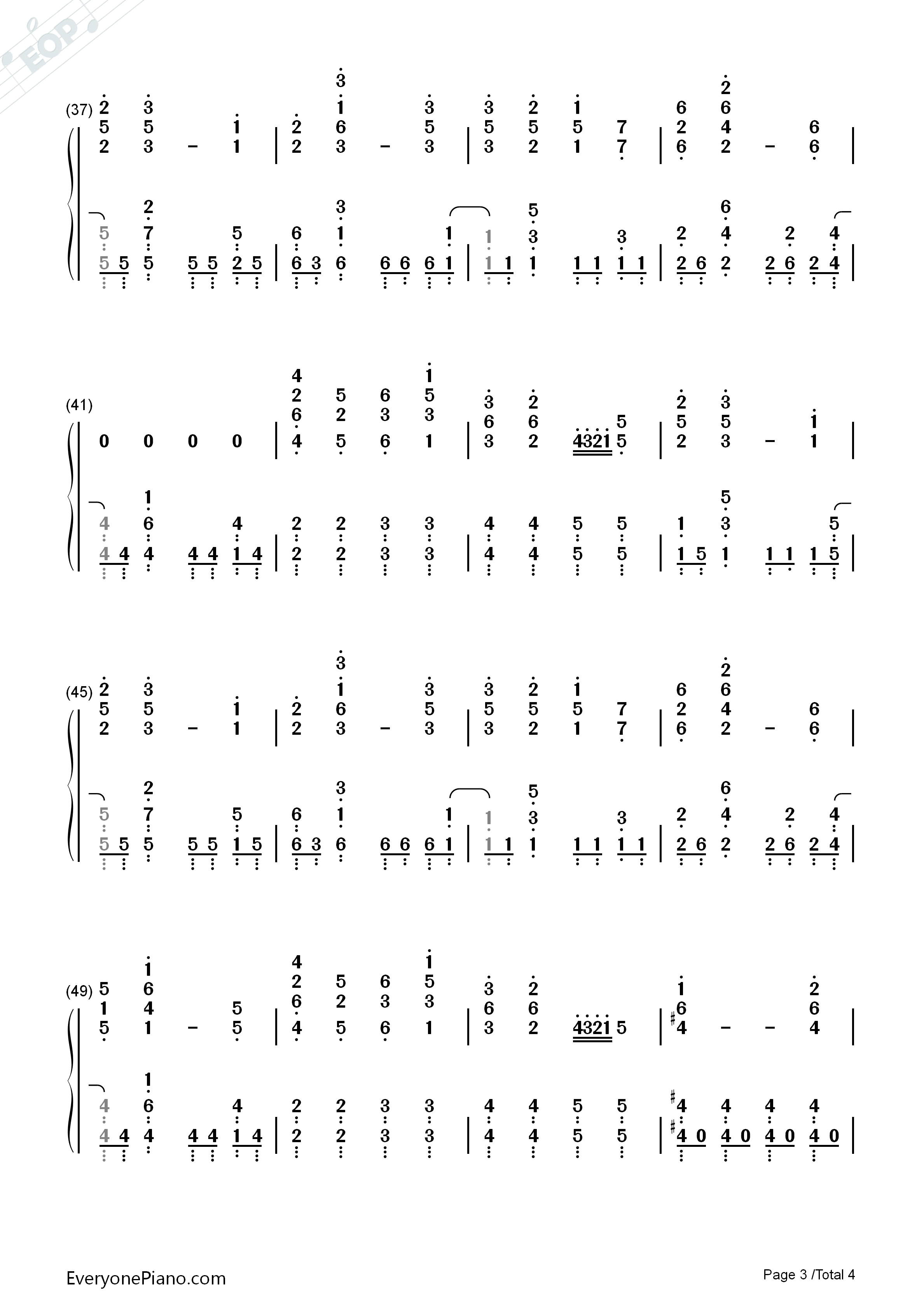 The_Girls_Are_Alright钢琴简谱_saya演唱