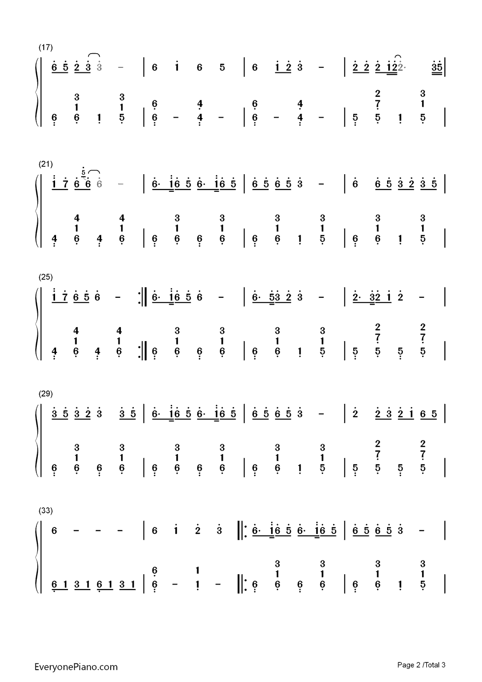 中国人钢琴简谱_刘德华演唱