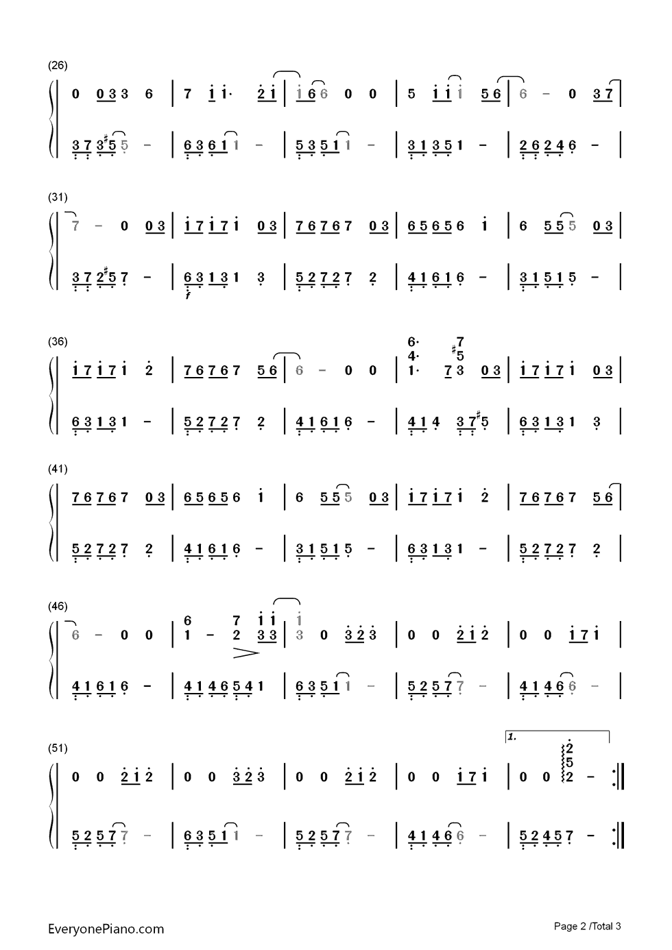 我们都一样钢琴简谱_张杰演唱