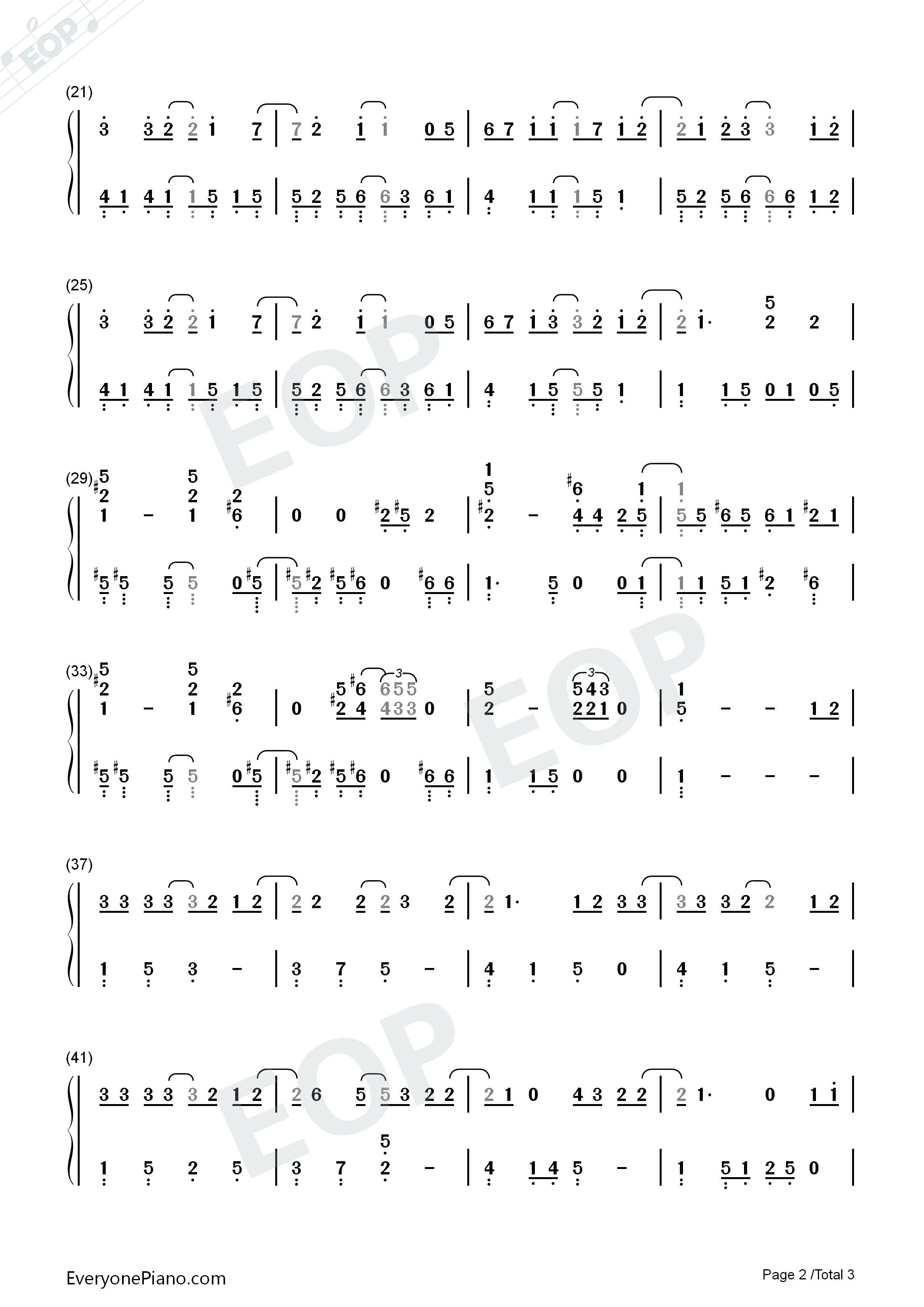 我的未来式钢琴简谱_郭采洁演唱