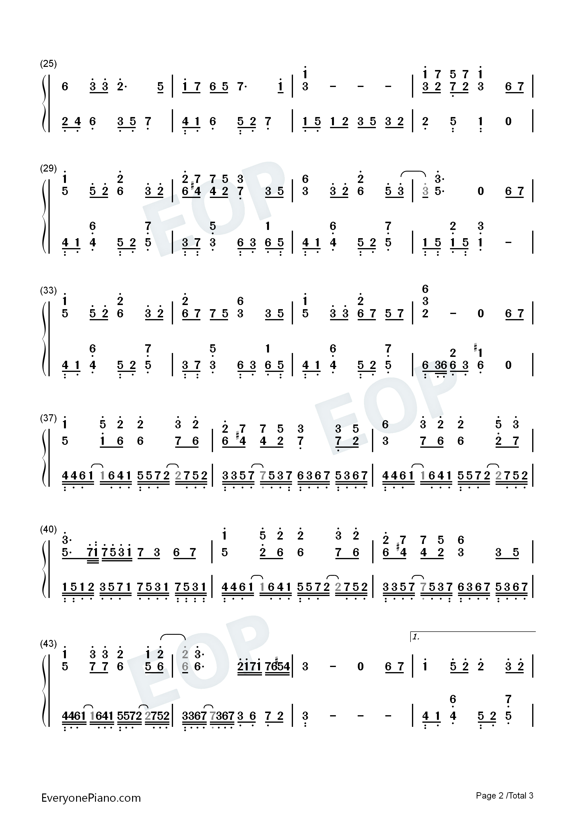 越单纯越幸福钢琴简谱_王筝演唱