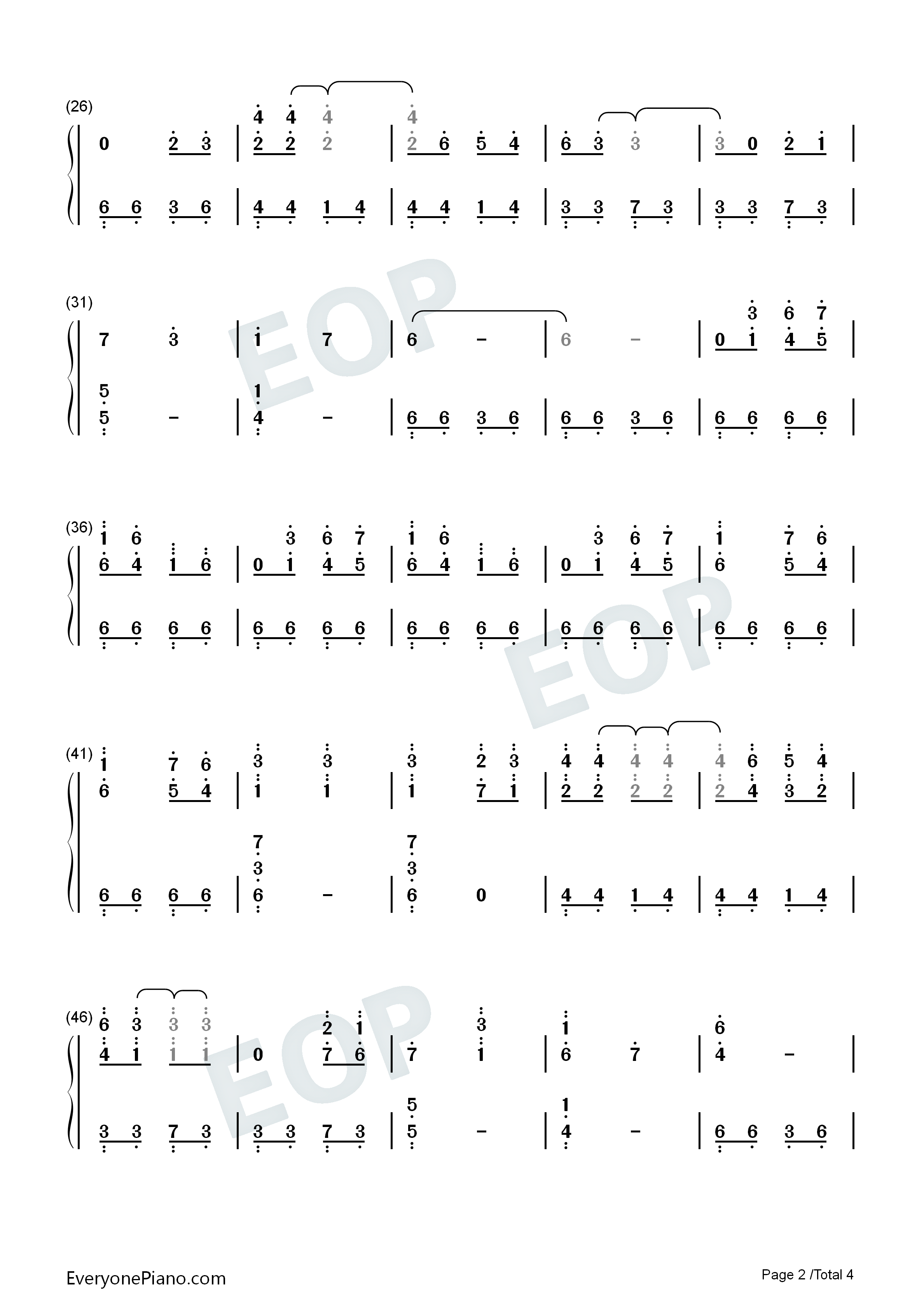 啊朋友再见钢琴简谱_Yves_Montand演唱