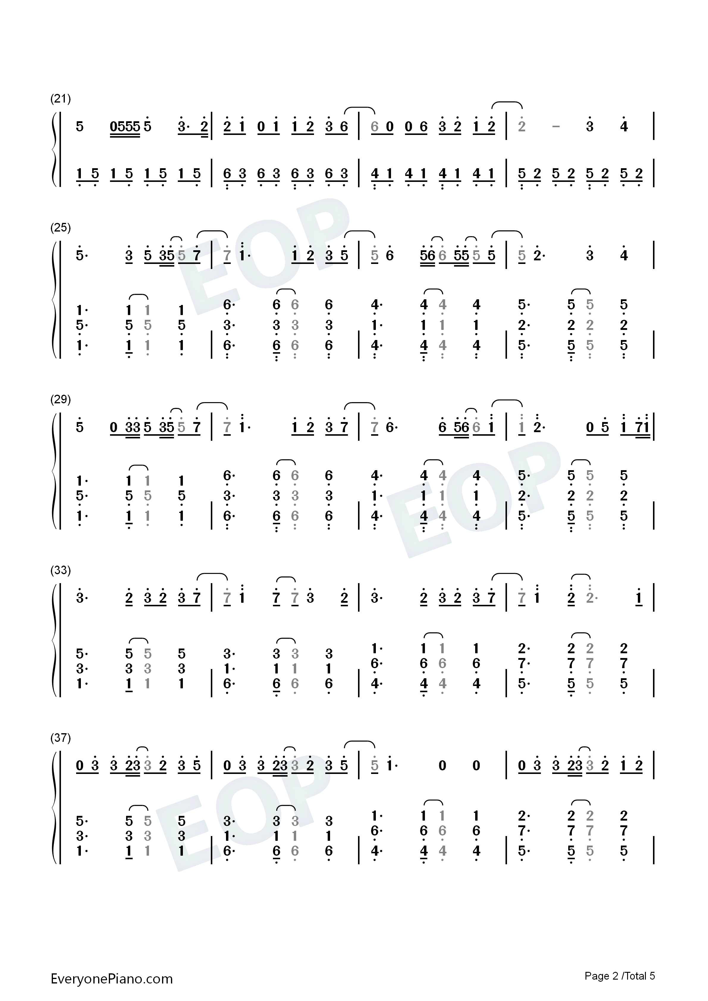 你钢琴简谱_GALA演唱
