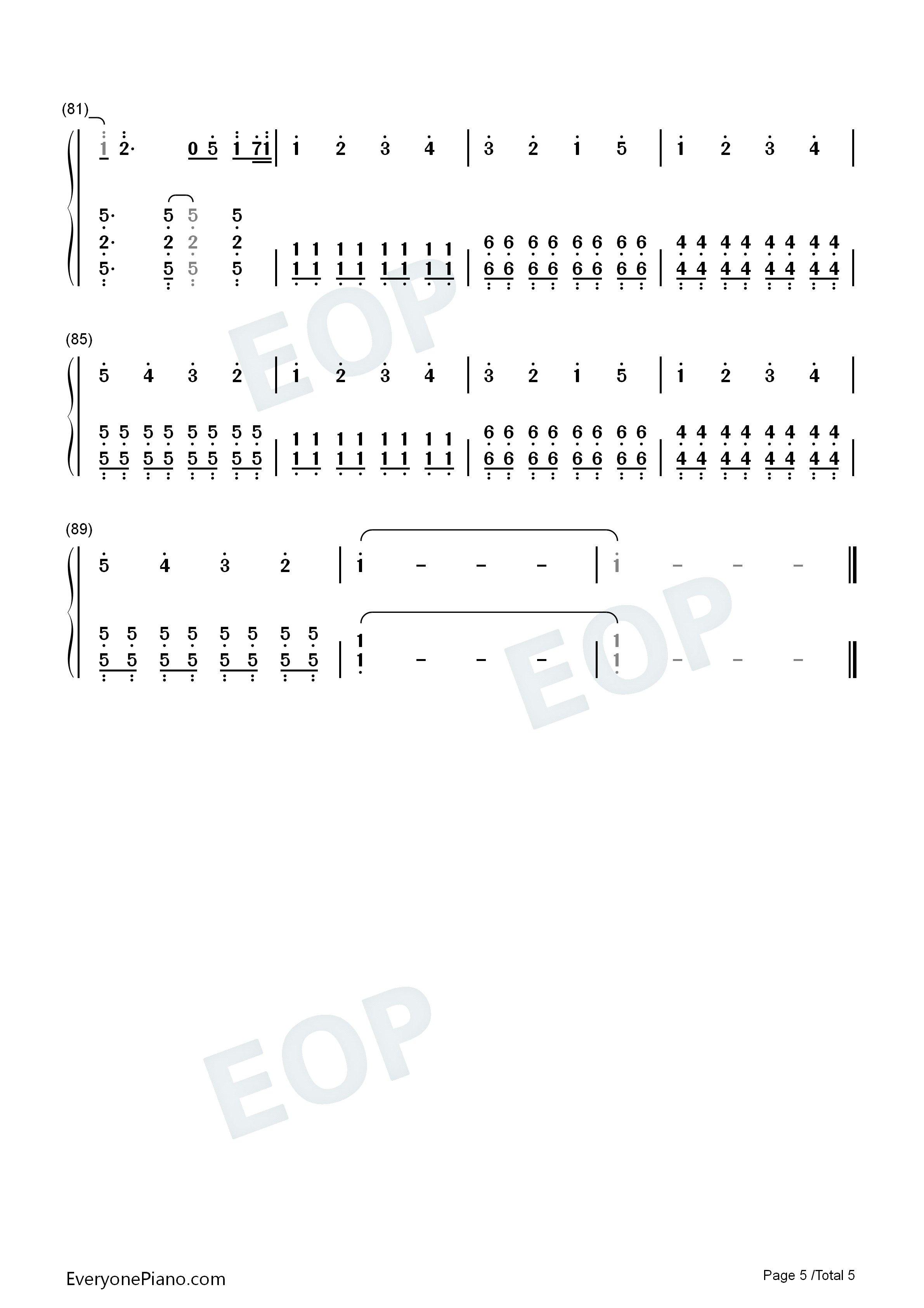 你钢琴简谱_GALA演唱