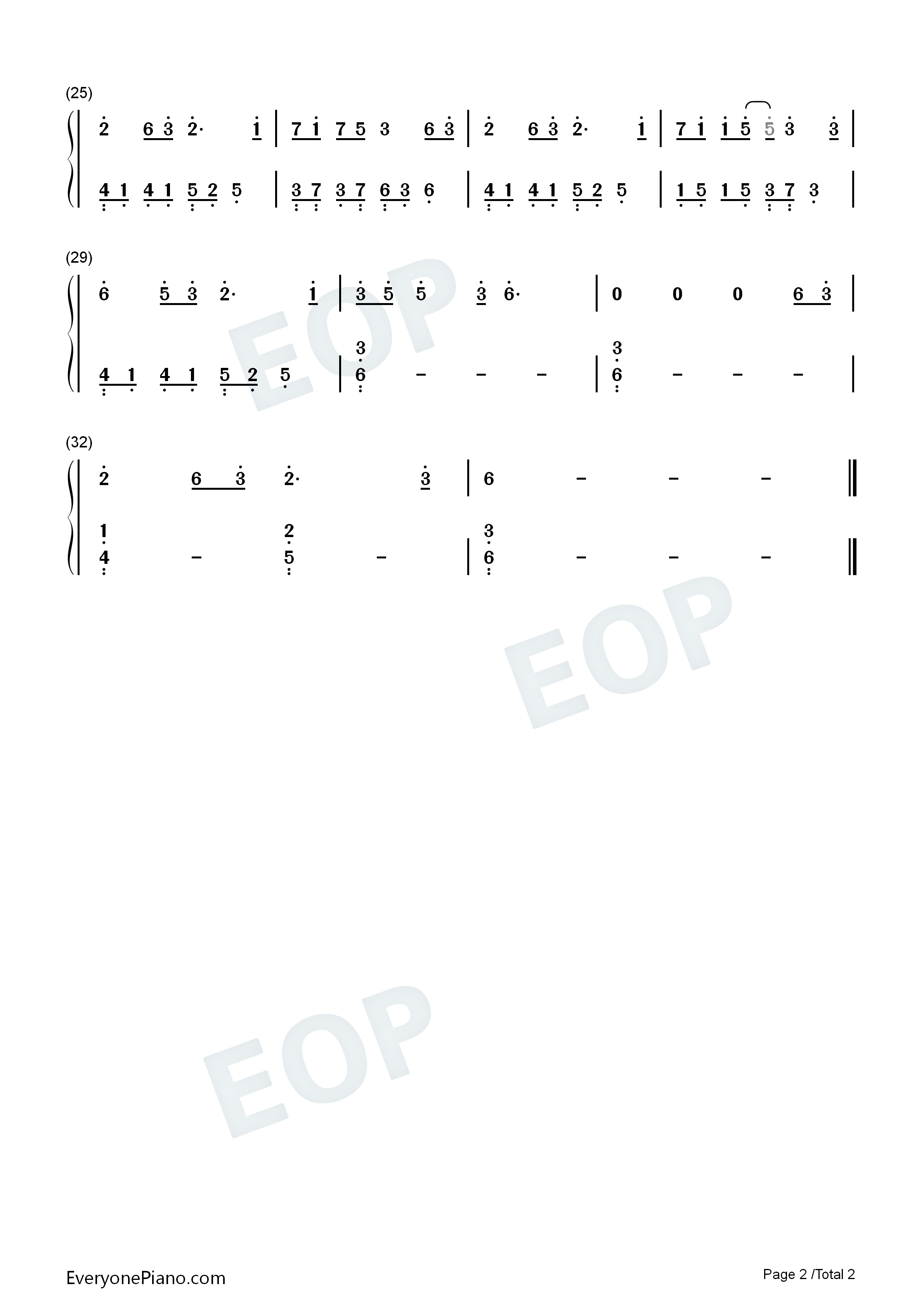 念归去钢琴简谱_周深演唱