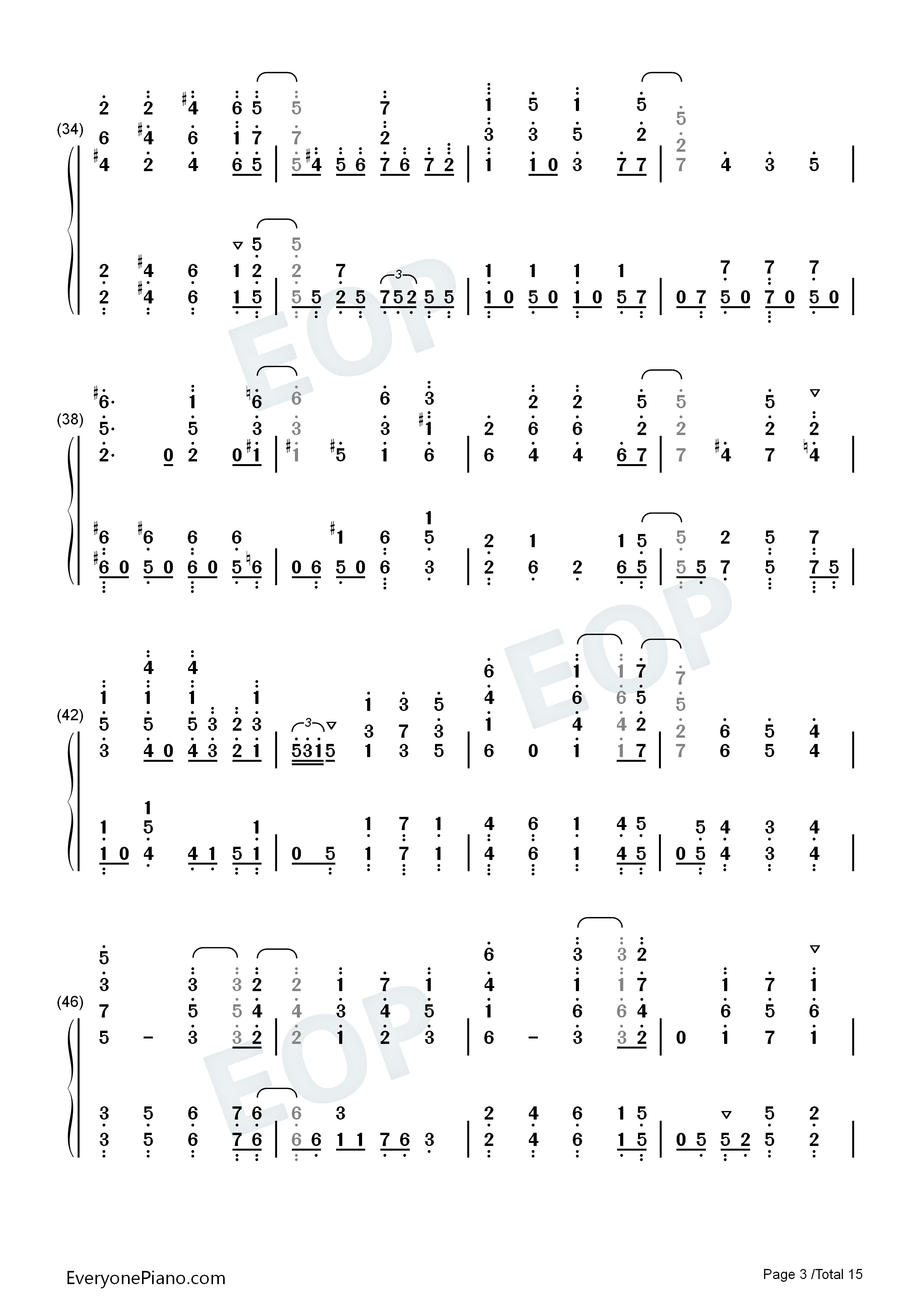 Make_Up_Life钢琴简谱_井上穗乃香_木野日菜_川井田夏海_石见舞菜香演唱