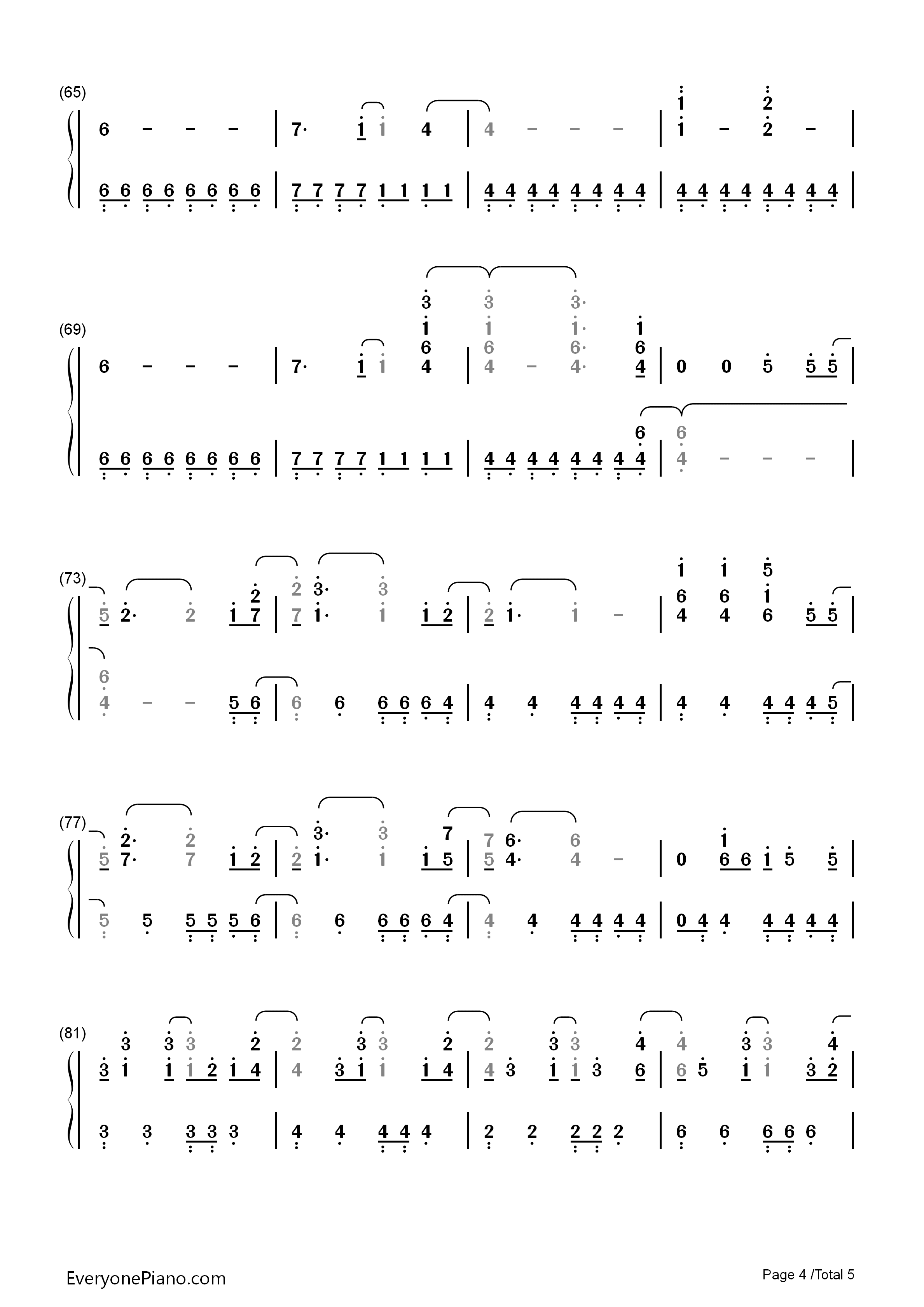 Remember_December钢琴简谱_Demi_Lovato演唱