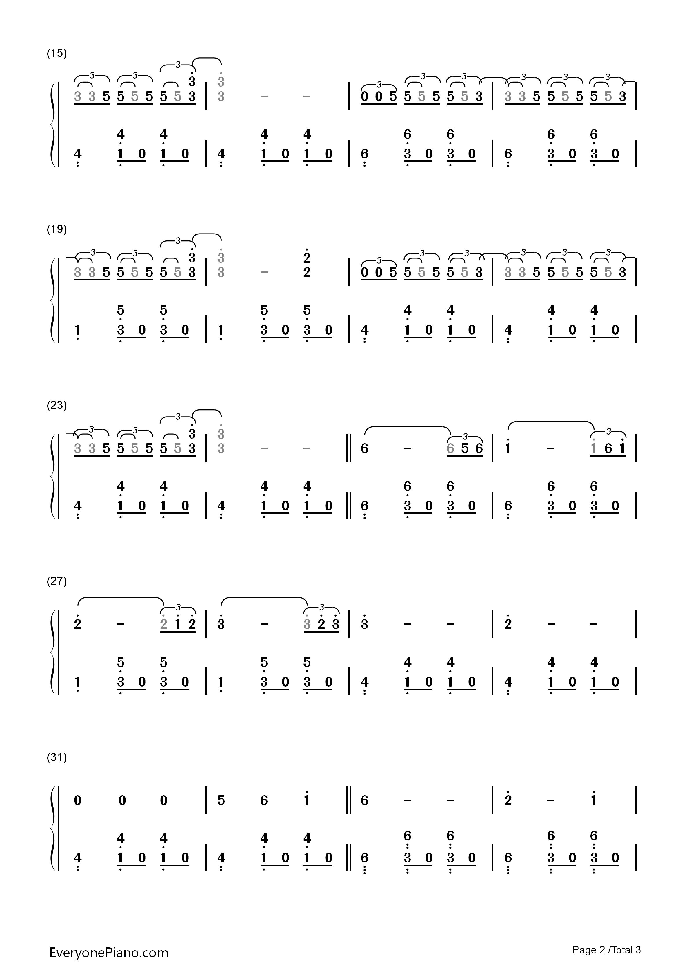 Dangerous_Woman钢琴简谱_Ariana_Grande演唱