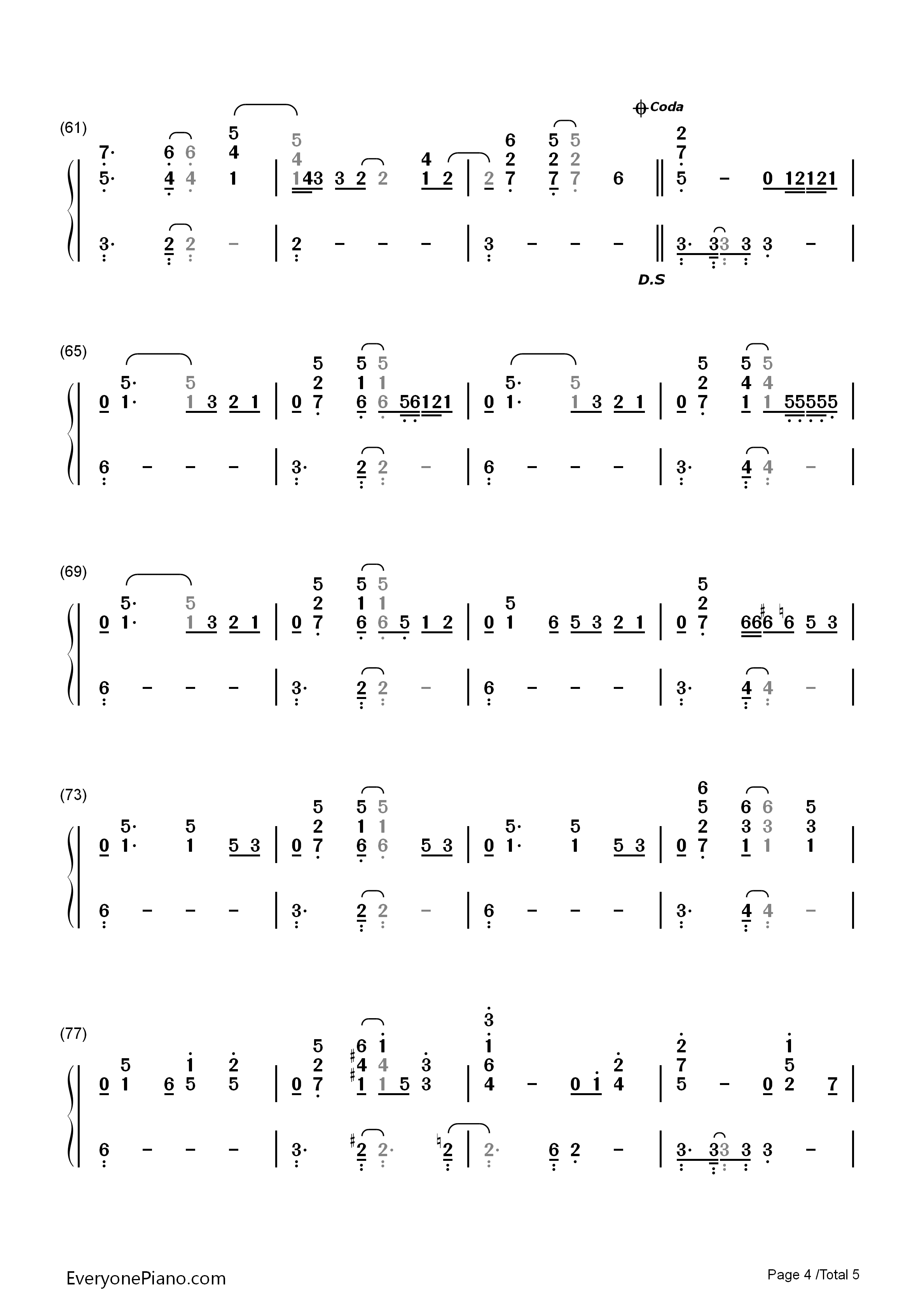 Diary钢琴简谱_Alicia_Keys演唱