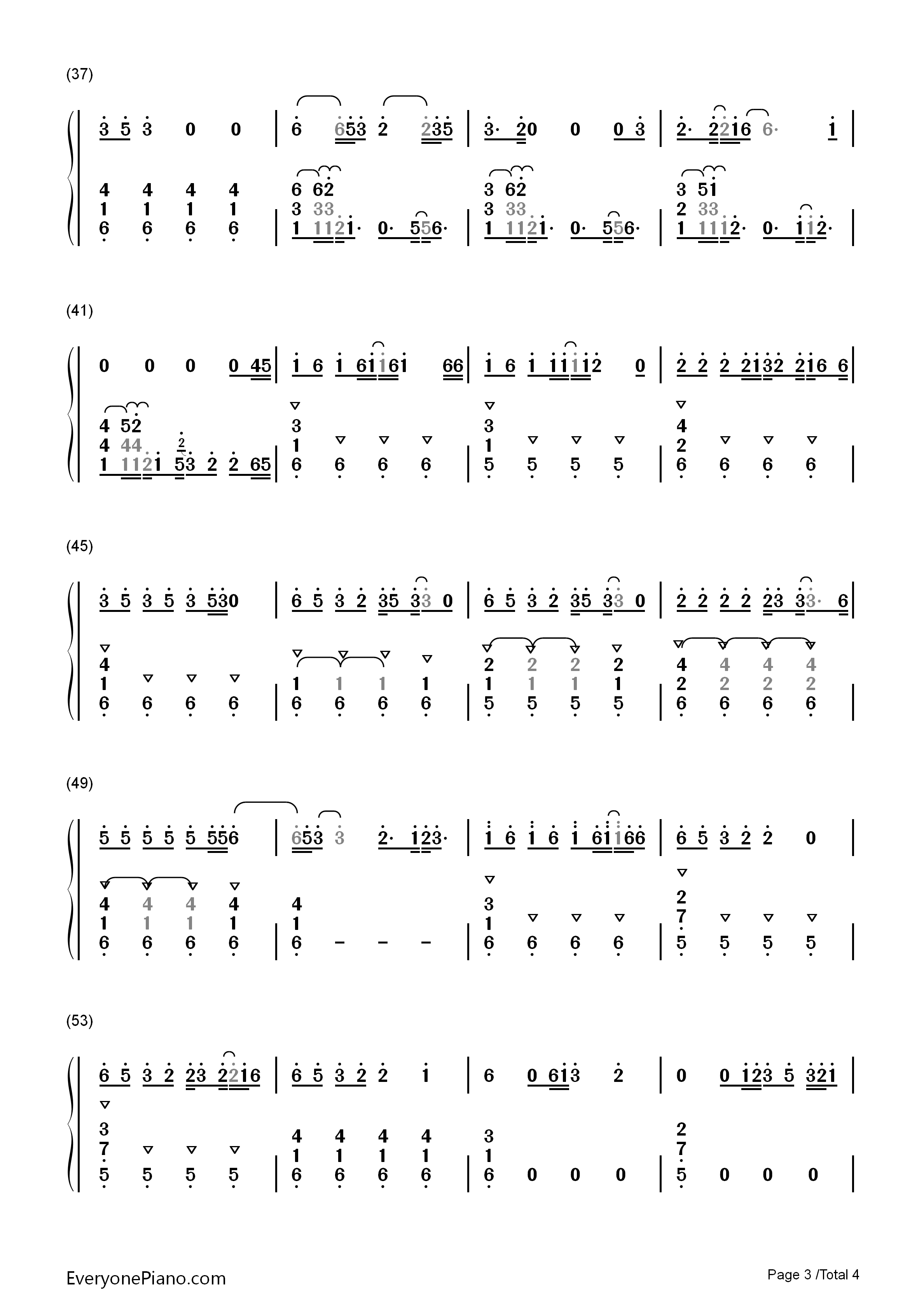 Something_Big钢琴简谱_Shawn_Mendes演唱