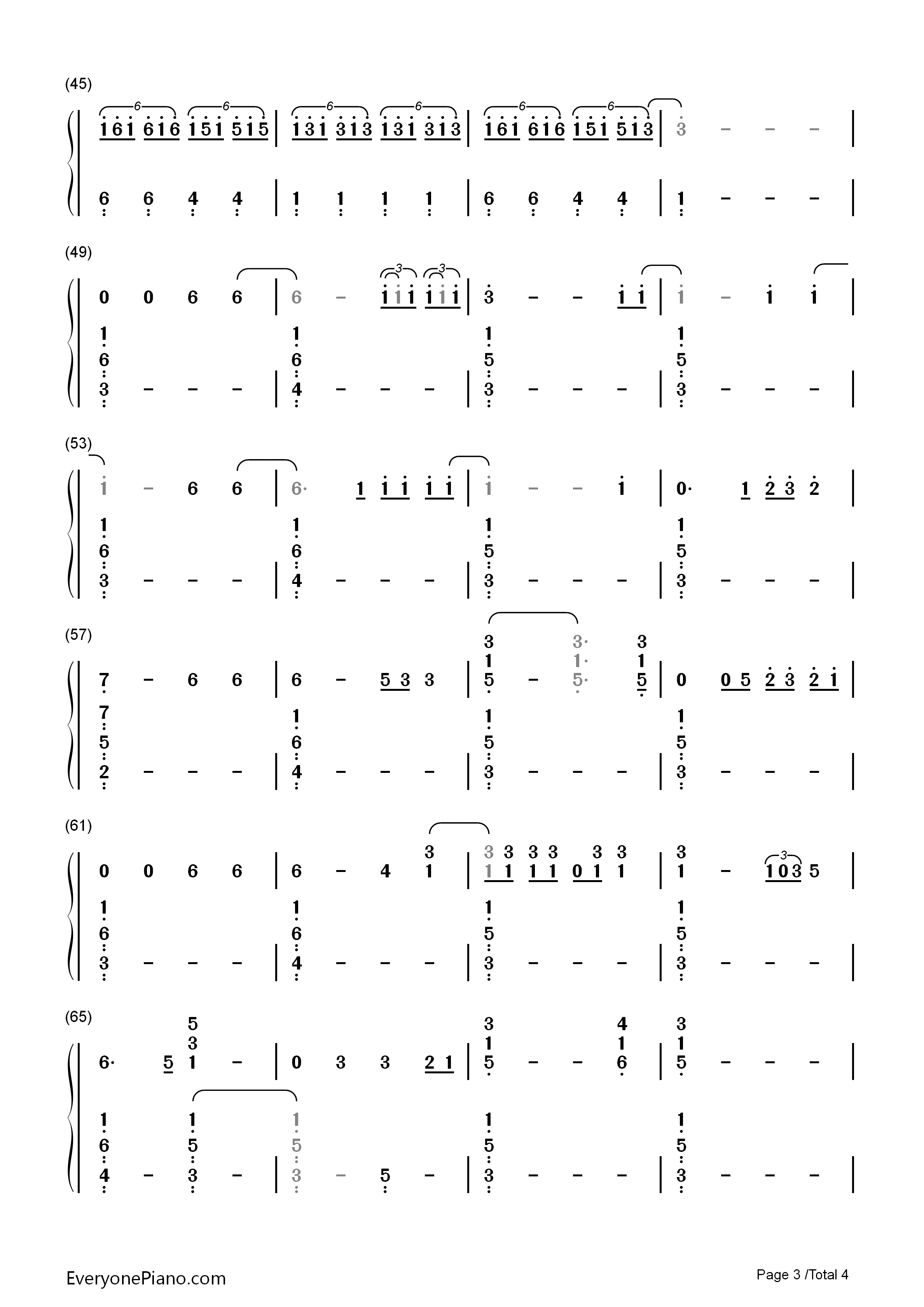 Ophelia钢琴简谱_The_Lumineers演唱