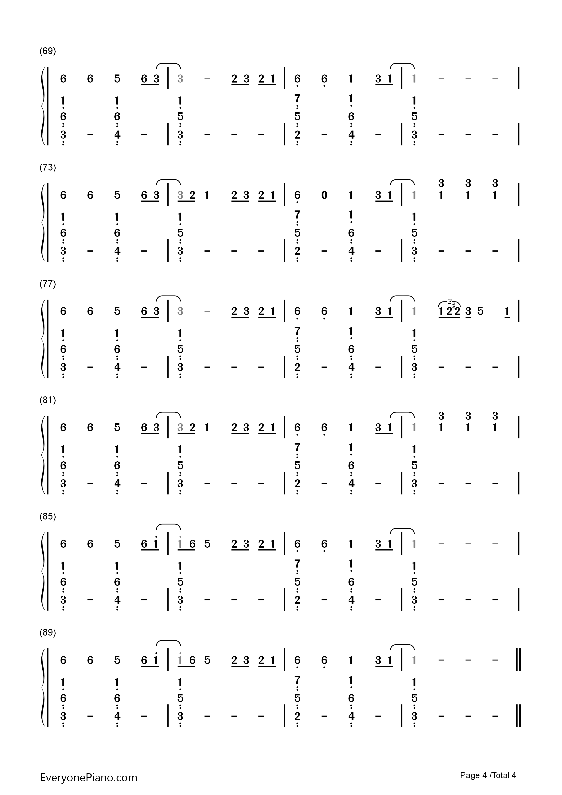 Ophelia钢琴简谱_The_Lumineers演唱