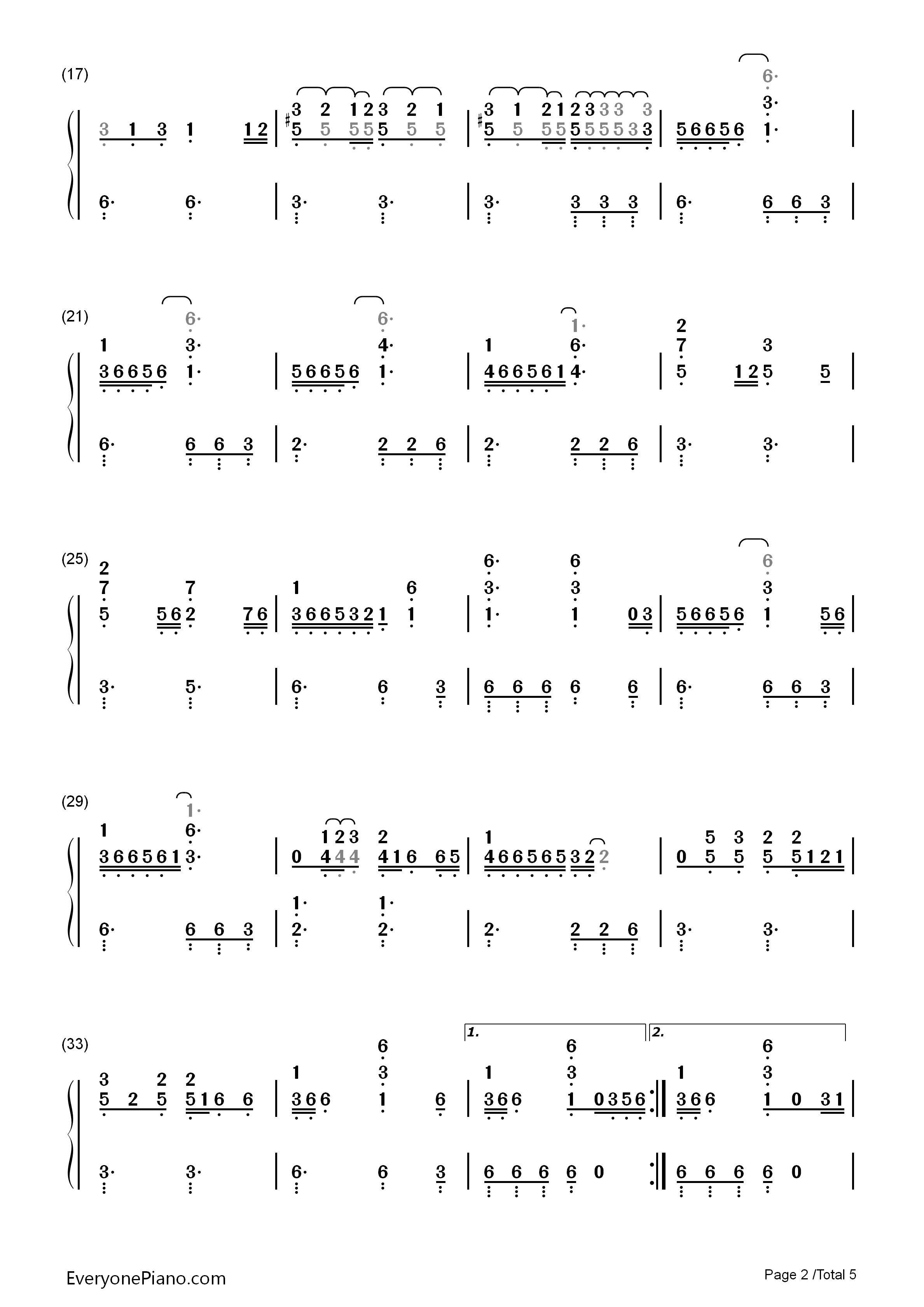 When_You_Really_Love_Someone钢琴简谱_Alicia_Keys演唱