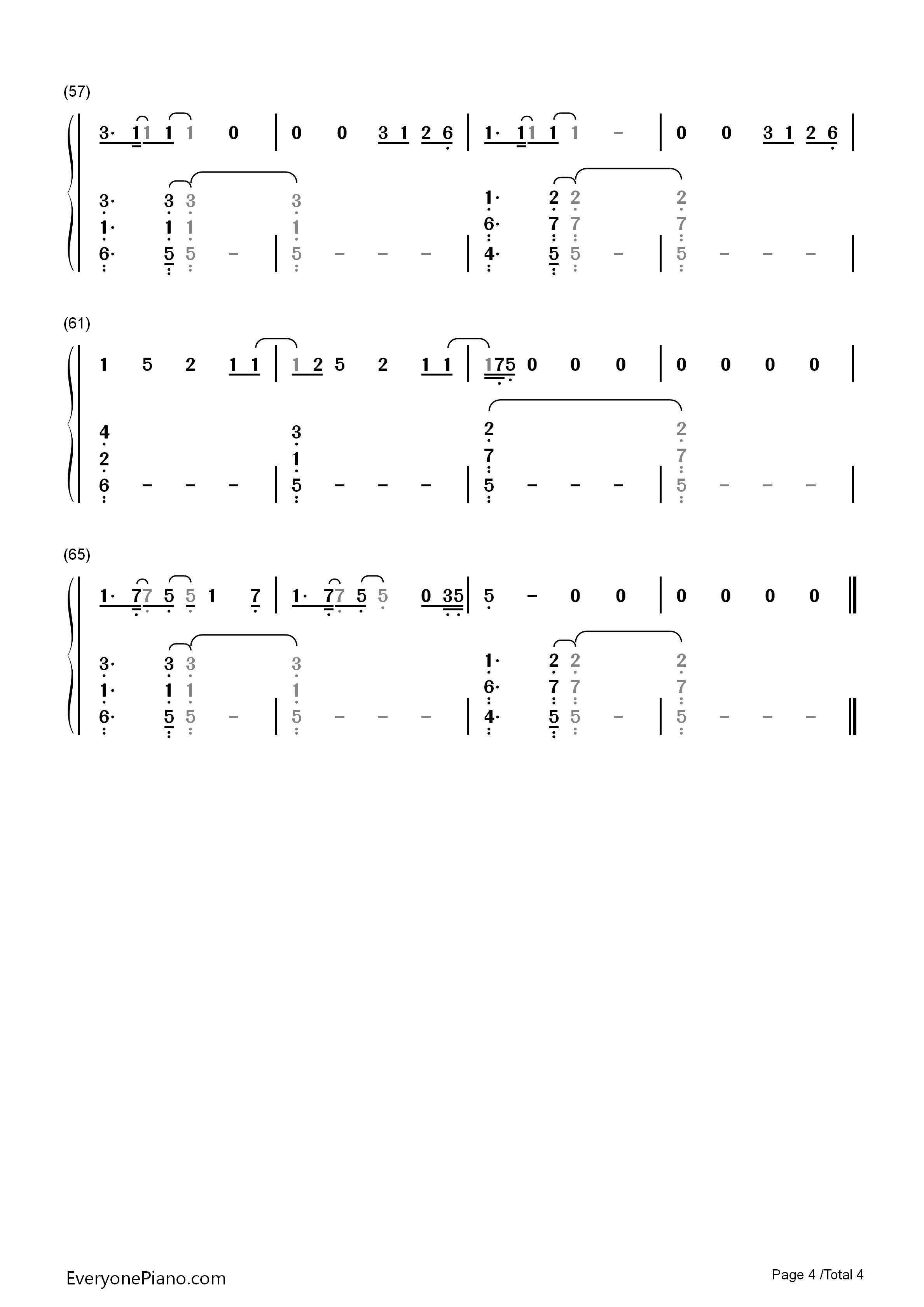 Body_Talk钢琴简谱_Foxes演唱