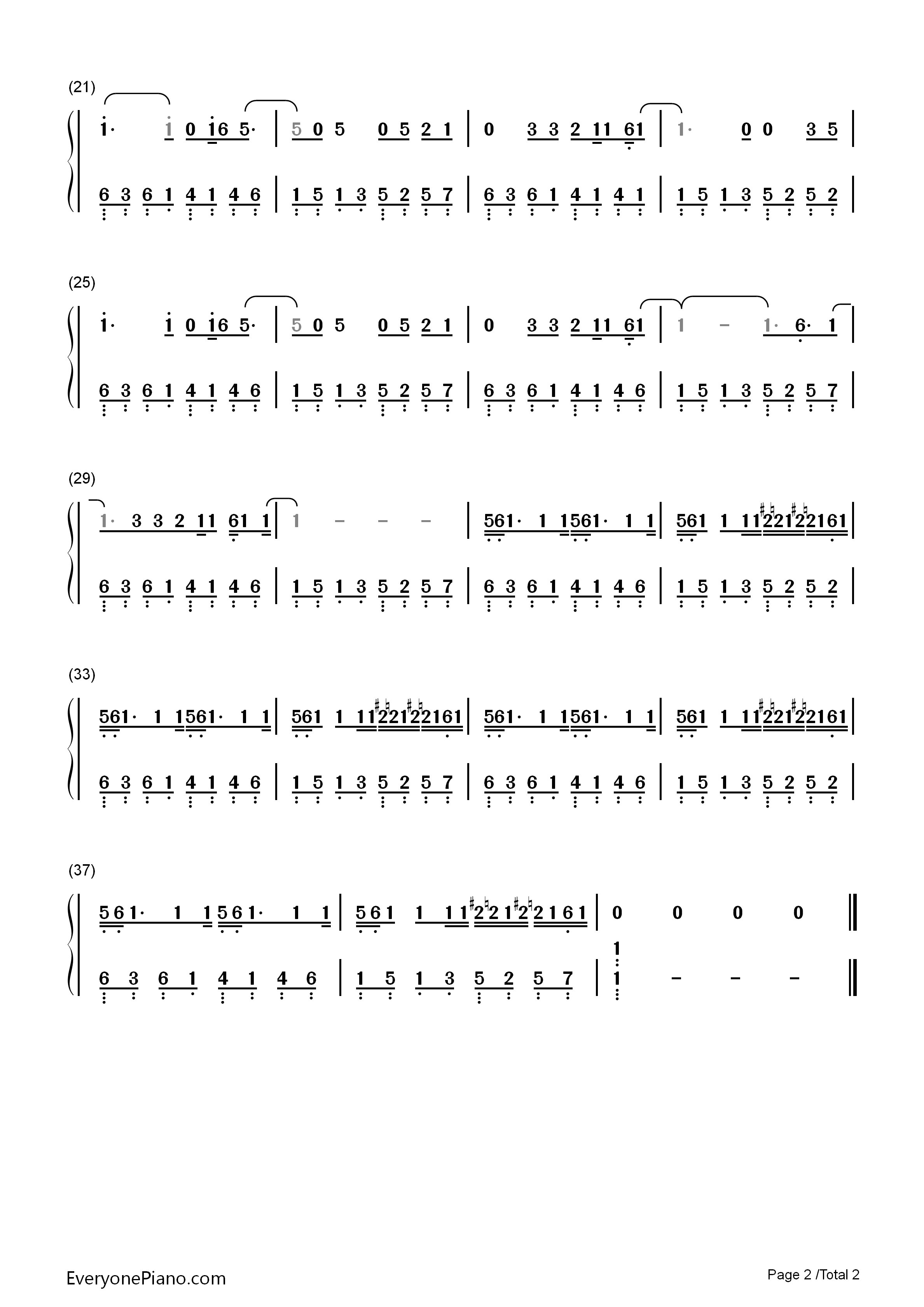 Broken_Arrows钢琴简谱_Avicii演唱