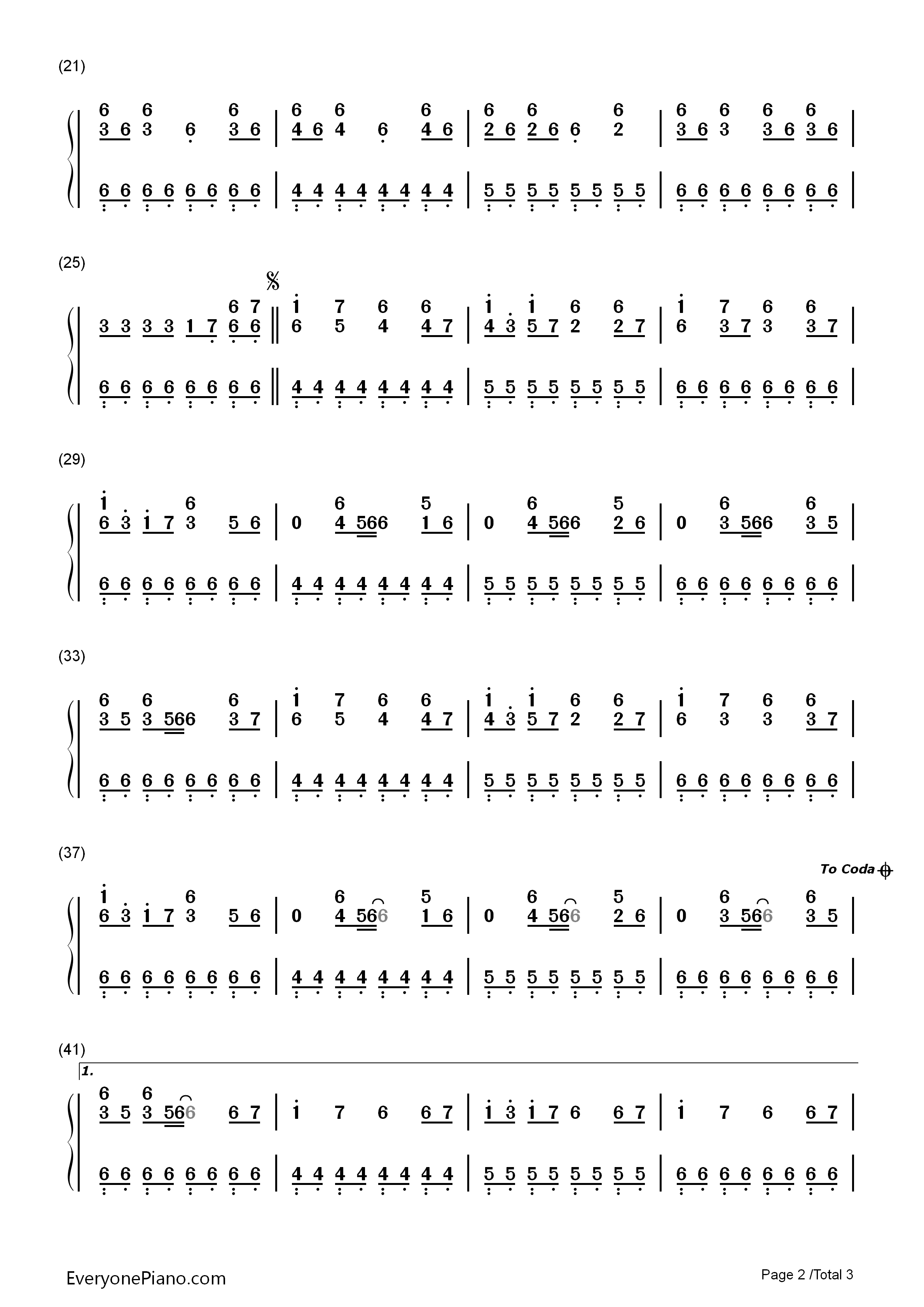 Take_It_Off钢琴简谱_Kesha演唱