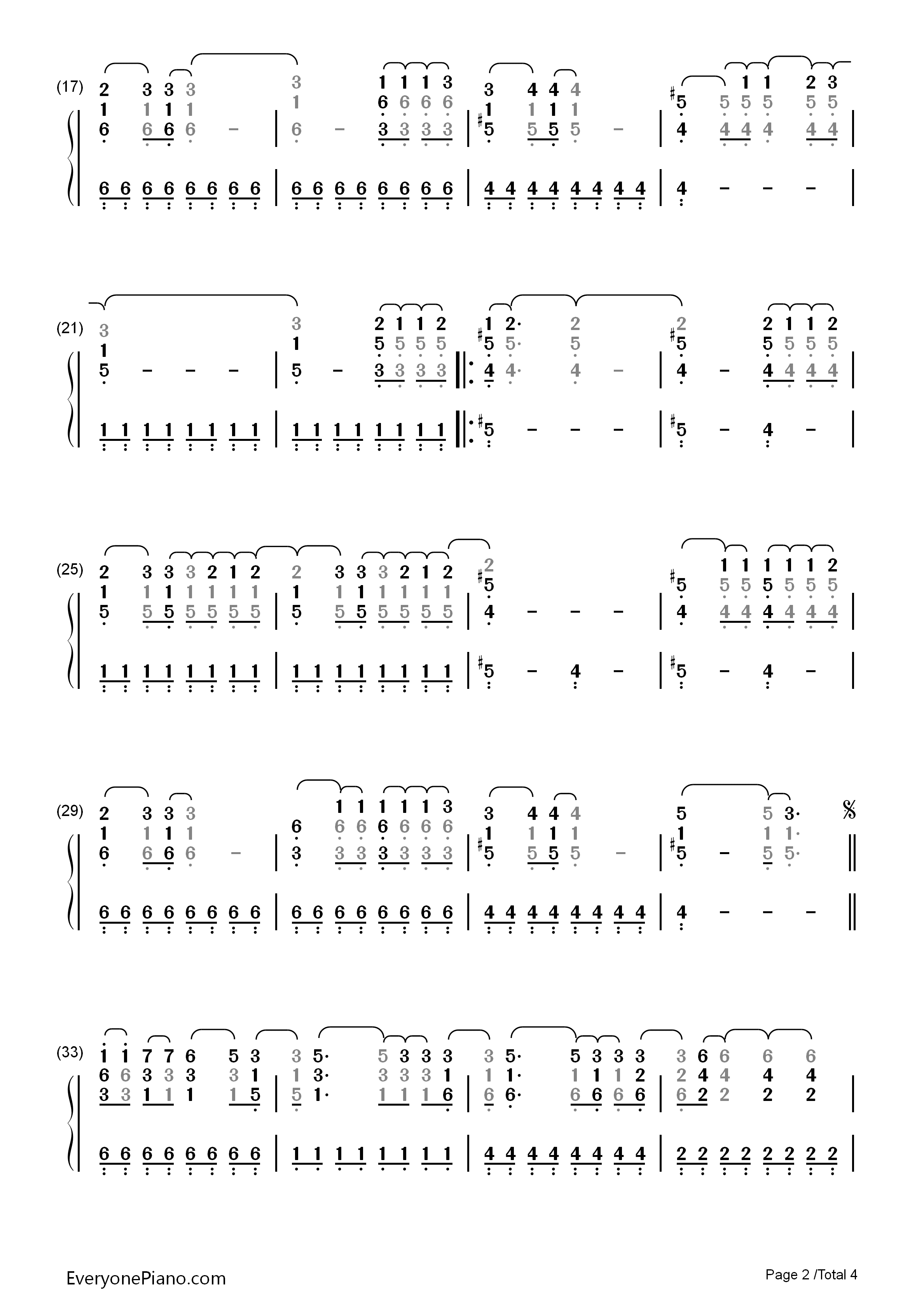 Dark_Side钢琴简谱_Kelly_Clarkson演唱