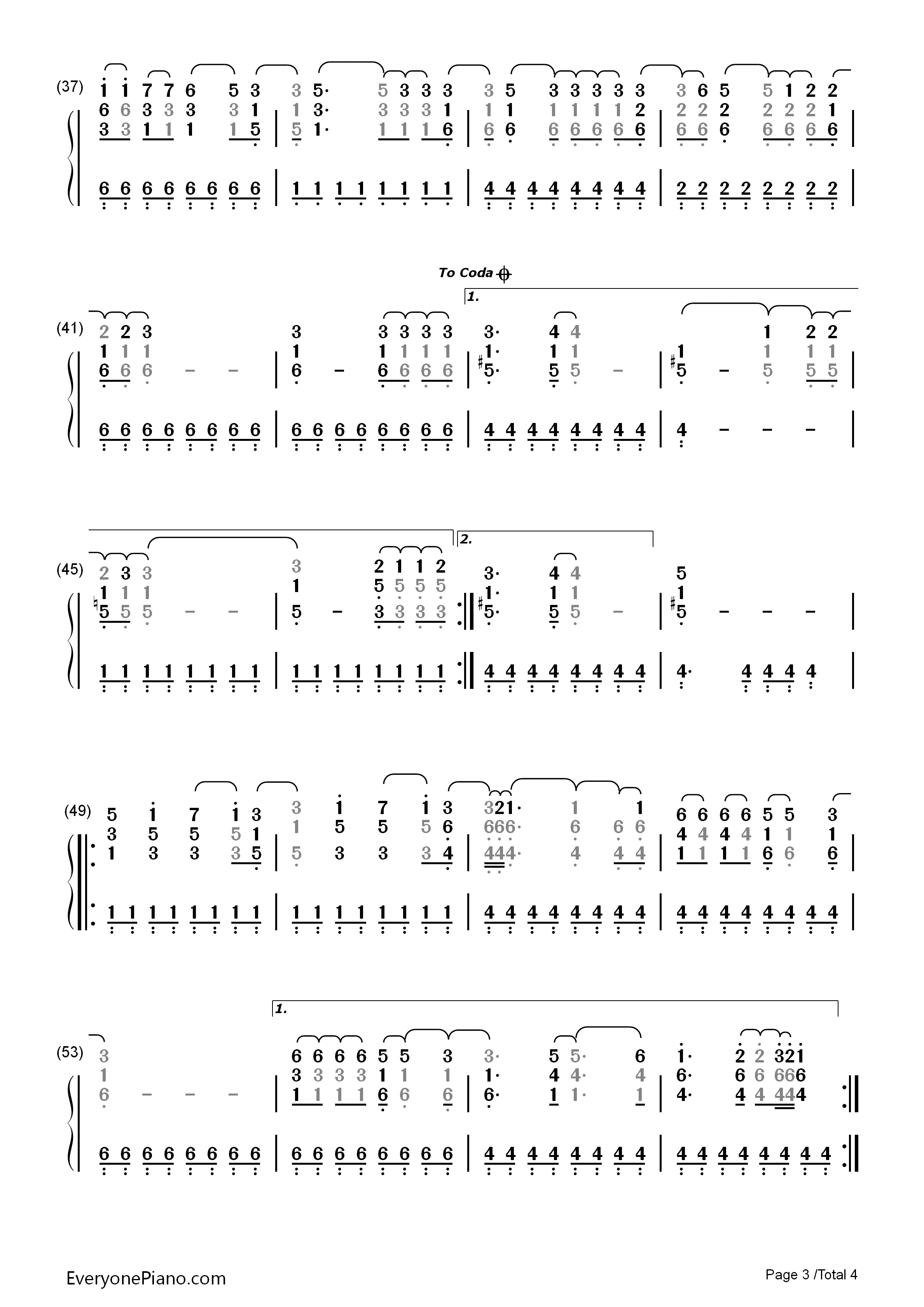 Dark_Side钢琴简谱_Kelly_Clarkson演唱