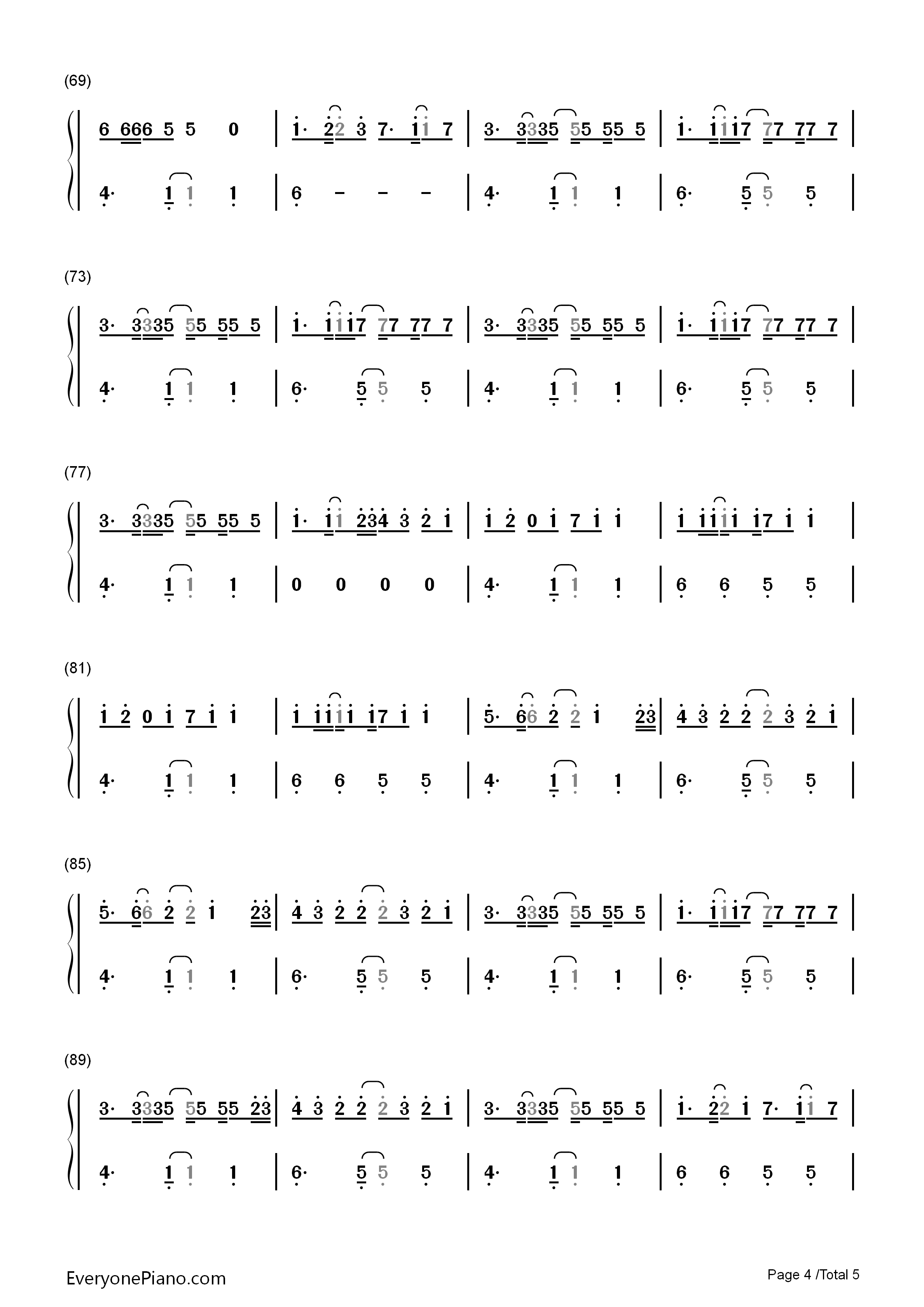 Fast_Car钢琴简谱_Jonas_Blue演唱