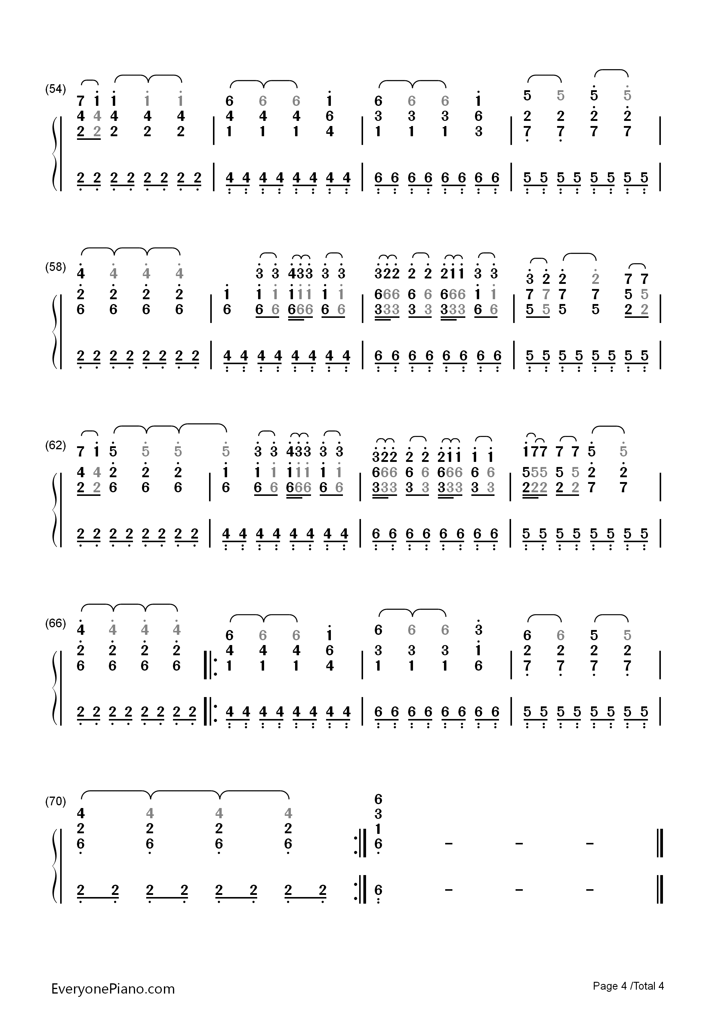 Honestly钢琴简谱_Kelly_Clarkson演唱