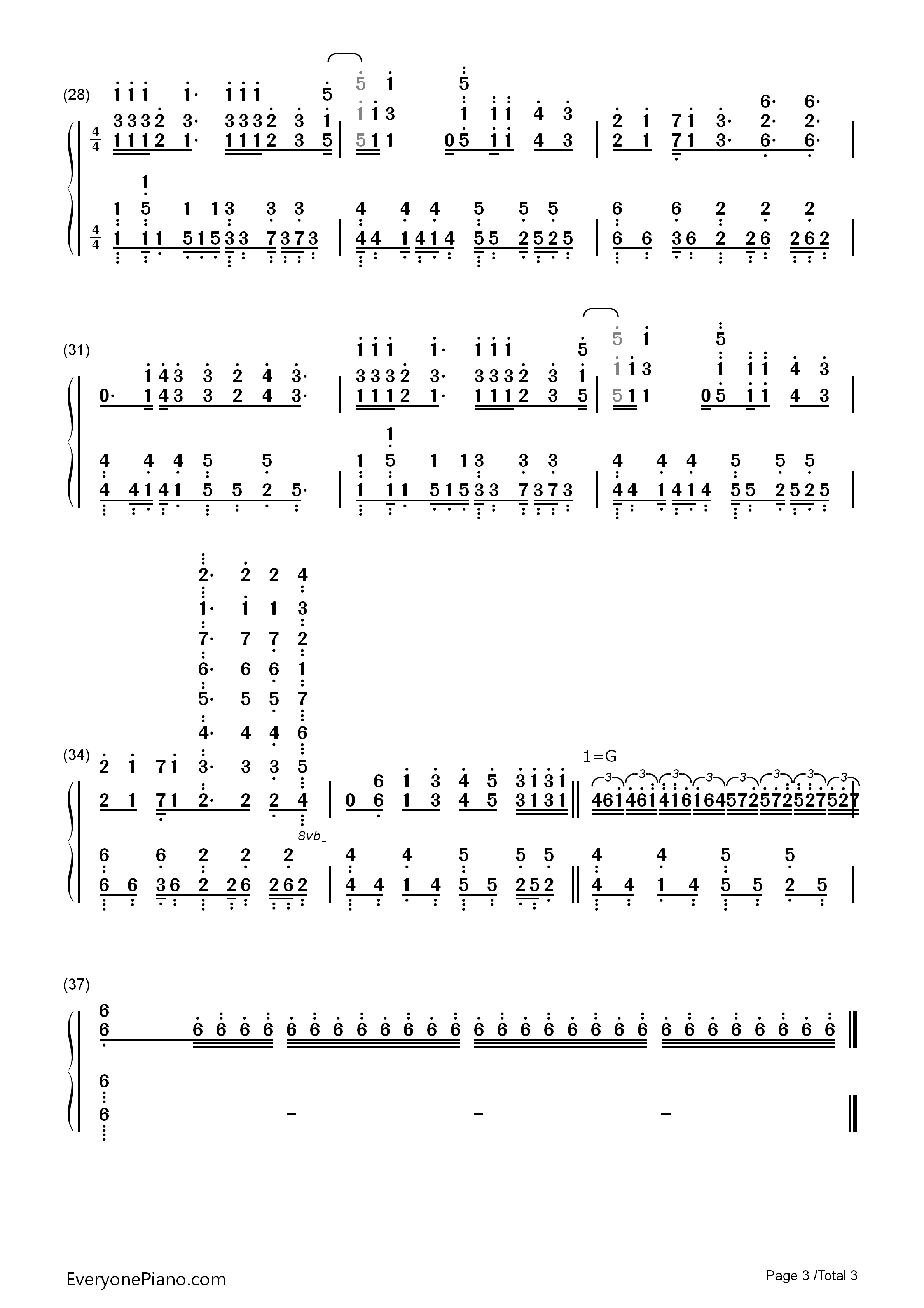 恋のミクル伝説钢琴简谱_后藤邑子演唱