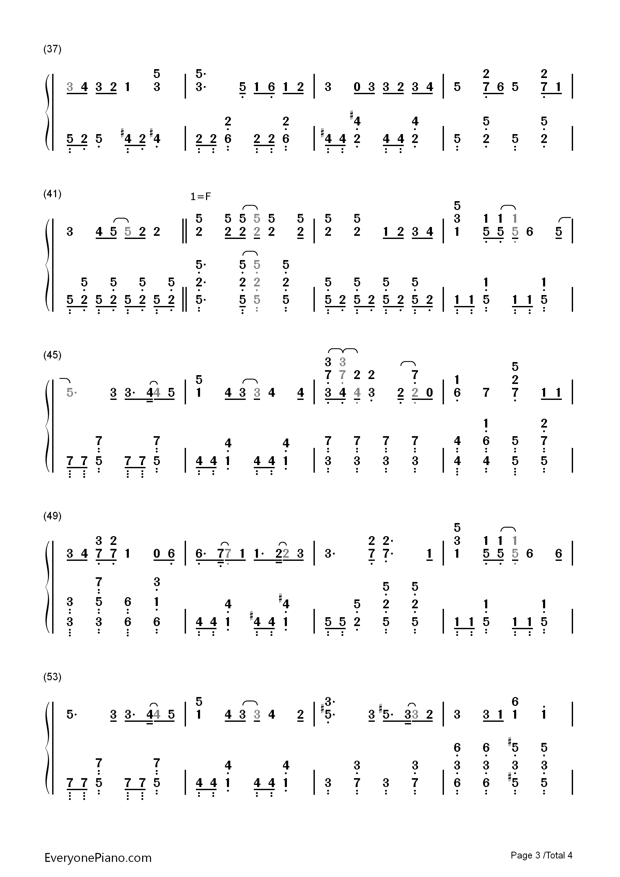 纯真Always钢琴简谱_田所梓演唱