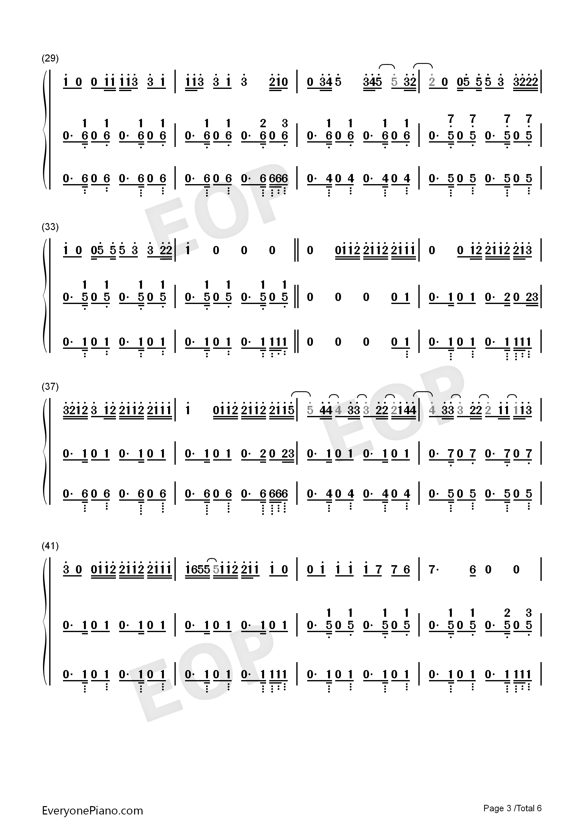 I_Dont_Care钢琴简谱_Ed_Sheeran_Justin_Bieber演唱