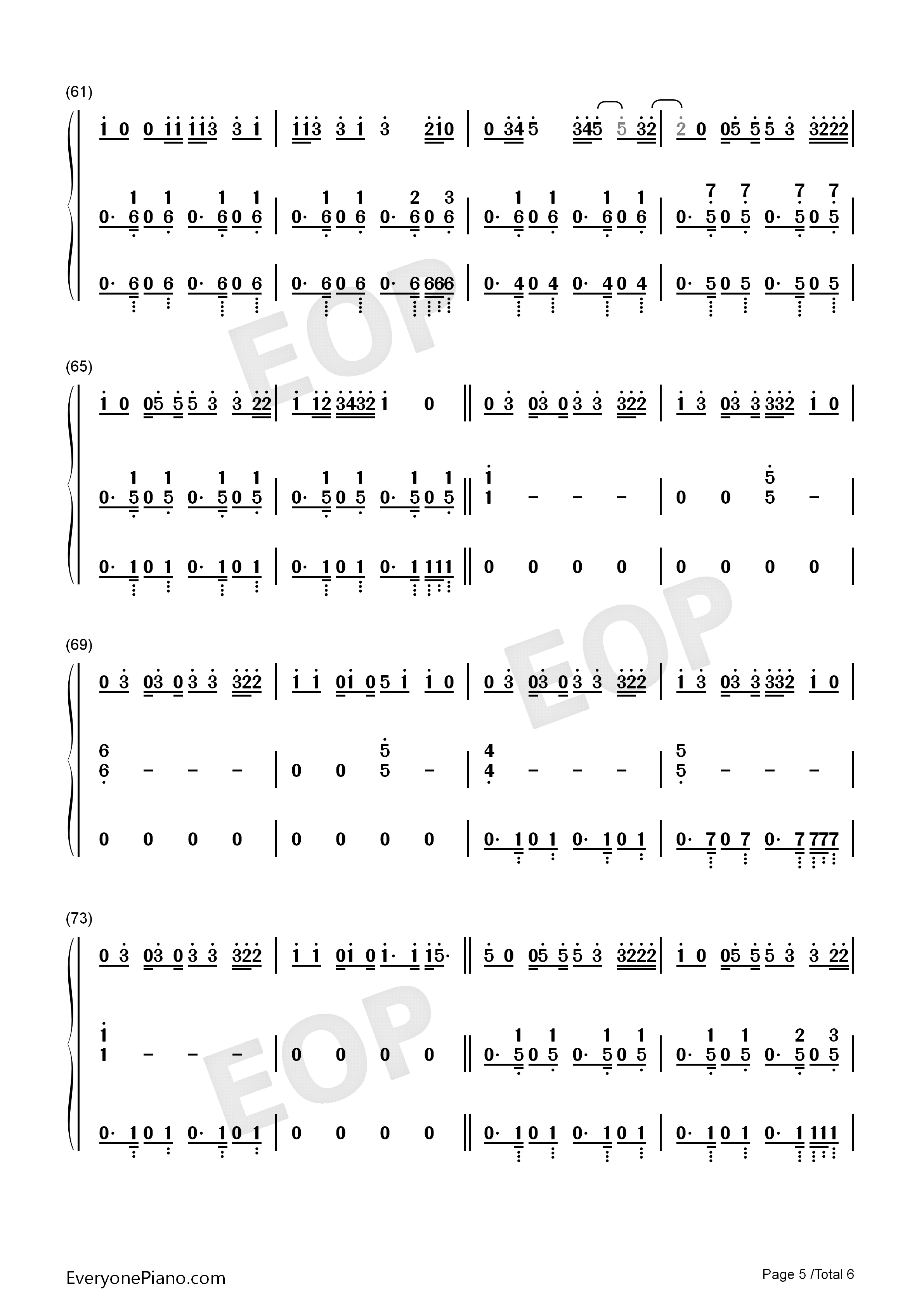 I_Dont_Care钢琴简谱_Ed_Sheeran_Justin_Bieber演唱