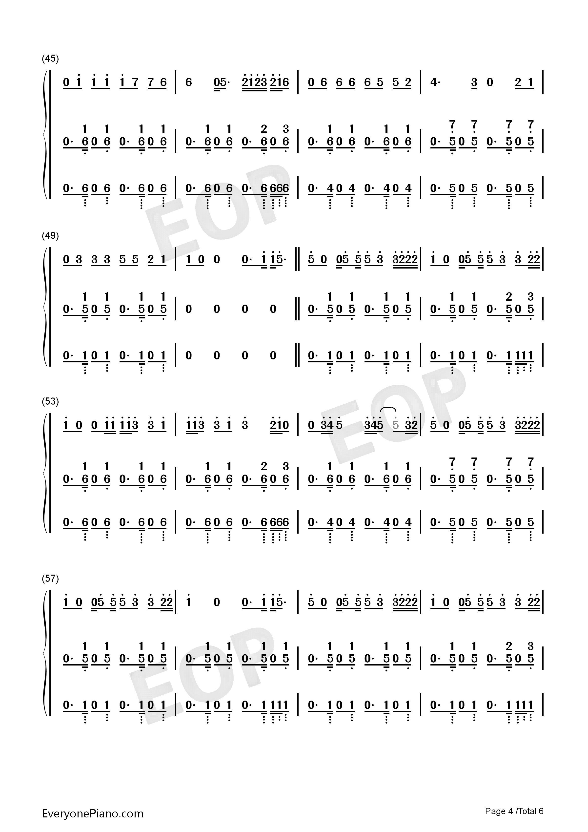 I_Dont_Care钢琴简谱_Ed_Sheeran_Justin_Bieber演唱