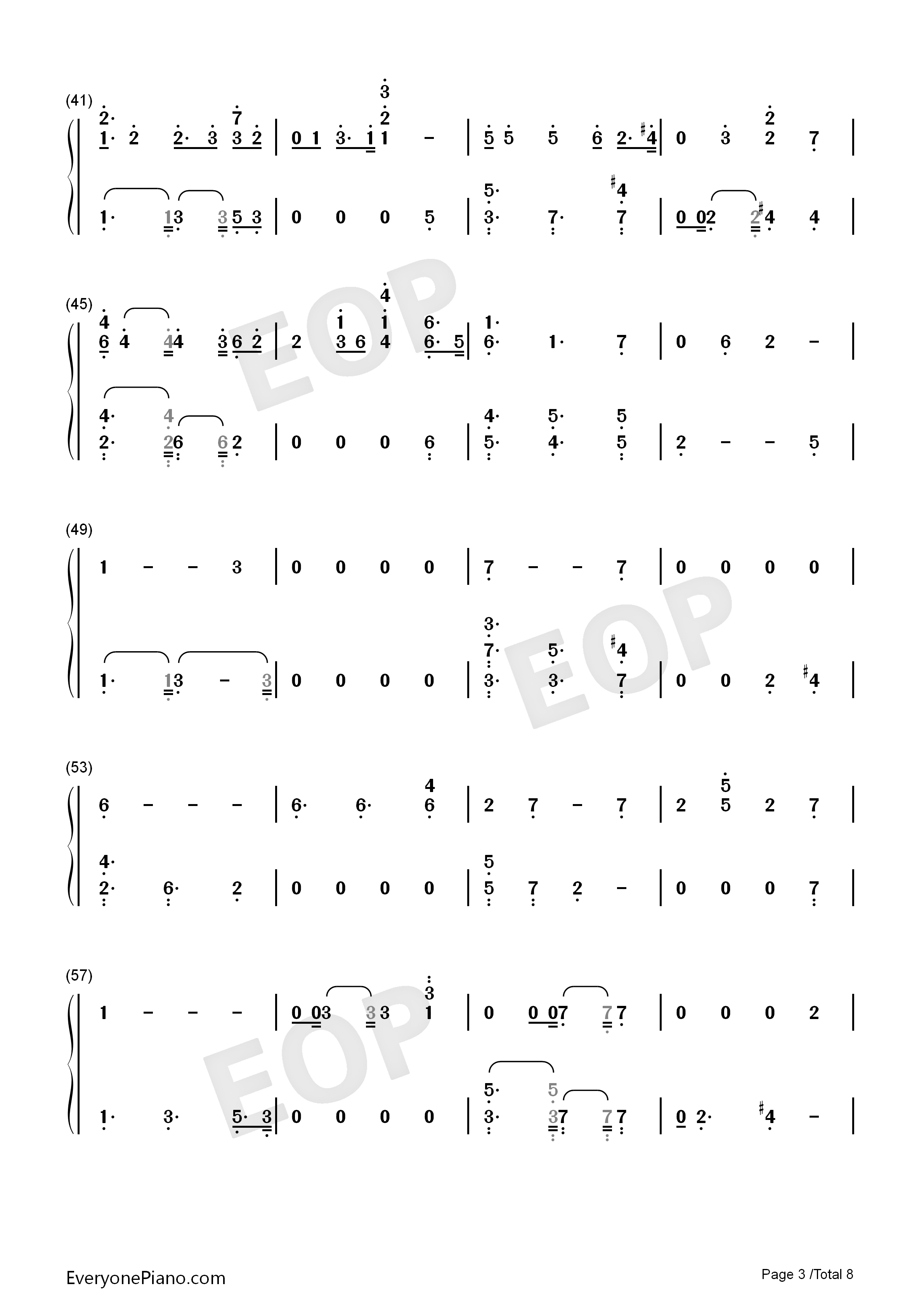 Undecided钢琴简谱_Chris_Brown演唱